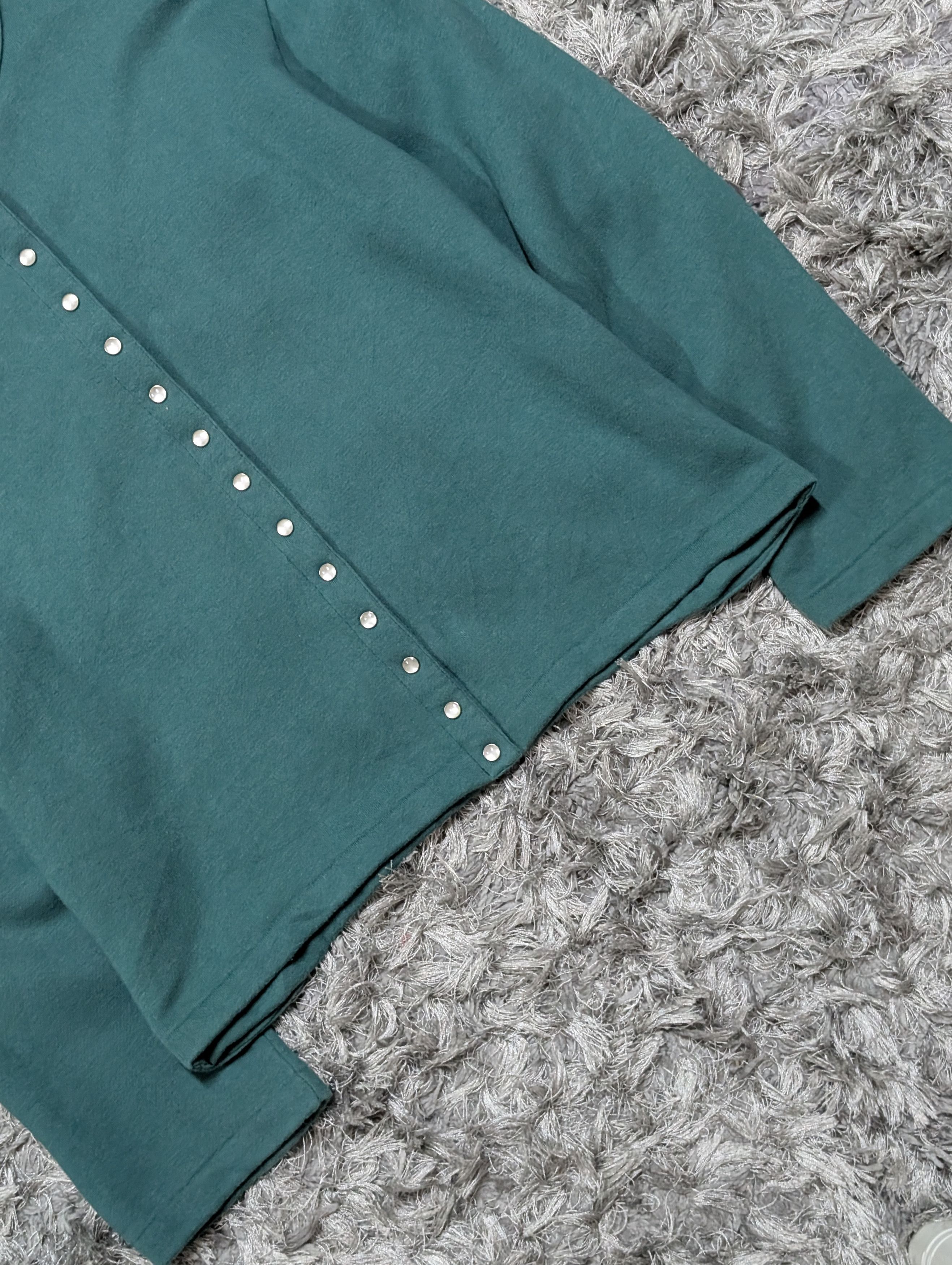 agnes b. Agnes B. Compression Cardigan Green Brushed Lining Jacket Size XS / US 0-2 / IT 36-38 - 4 Thumbnail