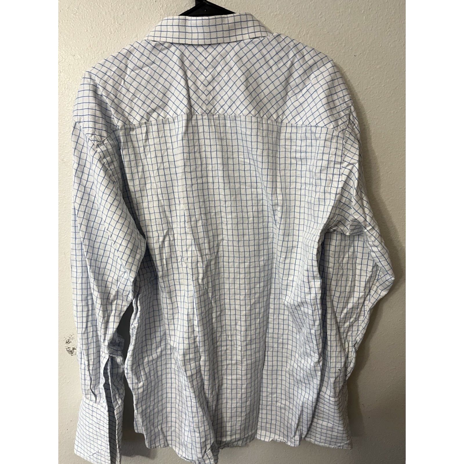 Ted Baker Ted baker Shirt Plaid Long Sleeve White 16.5 Mens Regular Button-Up Size US L / EU 52-54 / 3 - 2 Thumbnail