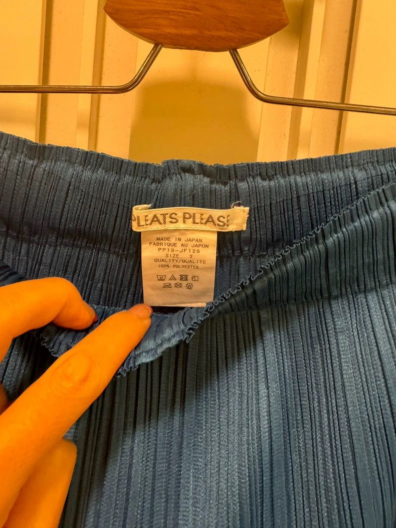 Issey Miyake Issey Miyake size:3 Blue pleated pants Size 42" / US 20 - 6 Thumbnail