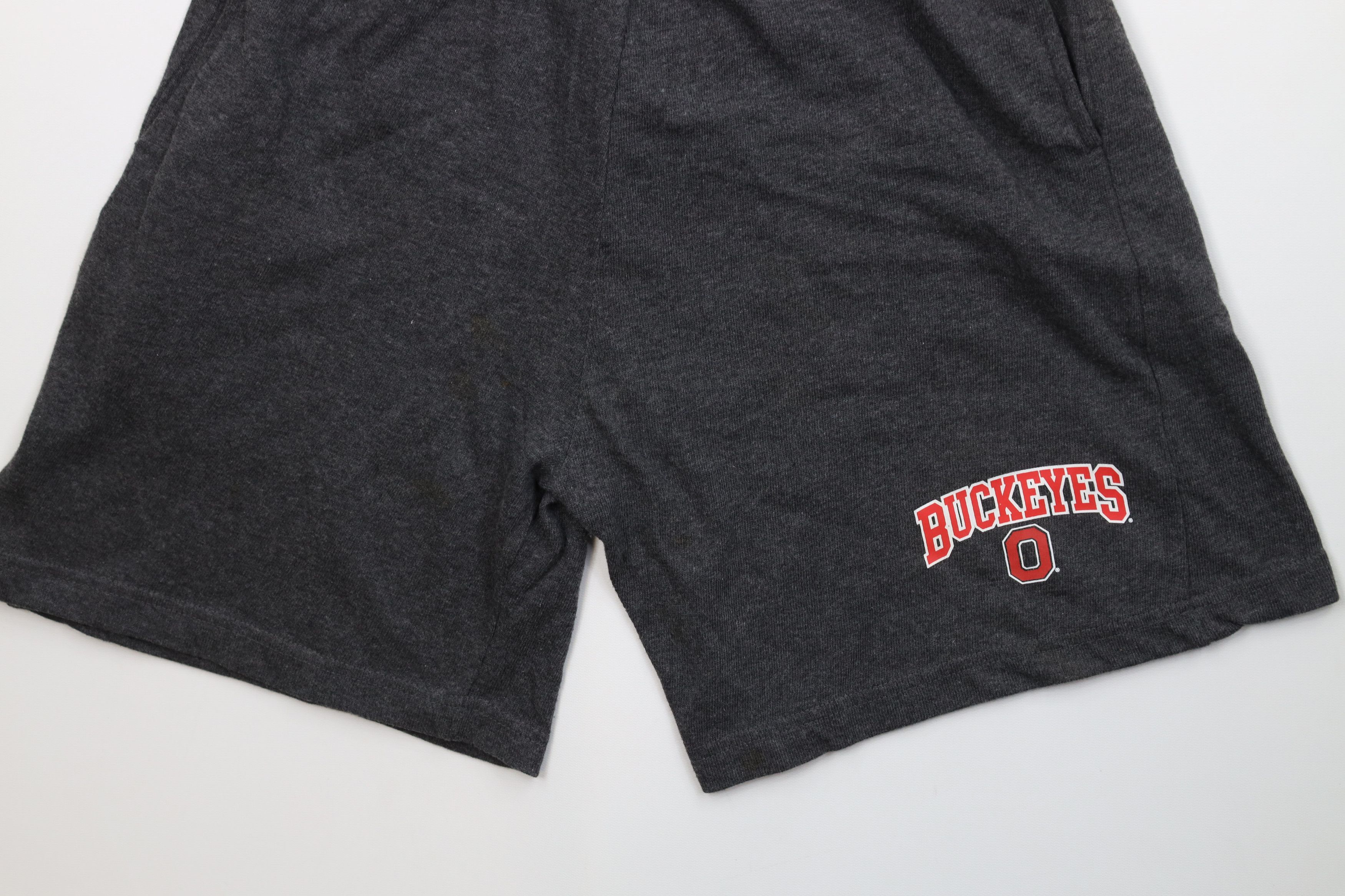 Vintage Vintage 90s Ohio State University Above Knee Shorts Gray Size US 34 / EU 50 - 4 Thumbnail