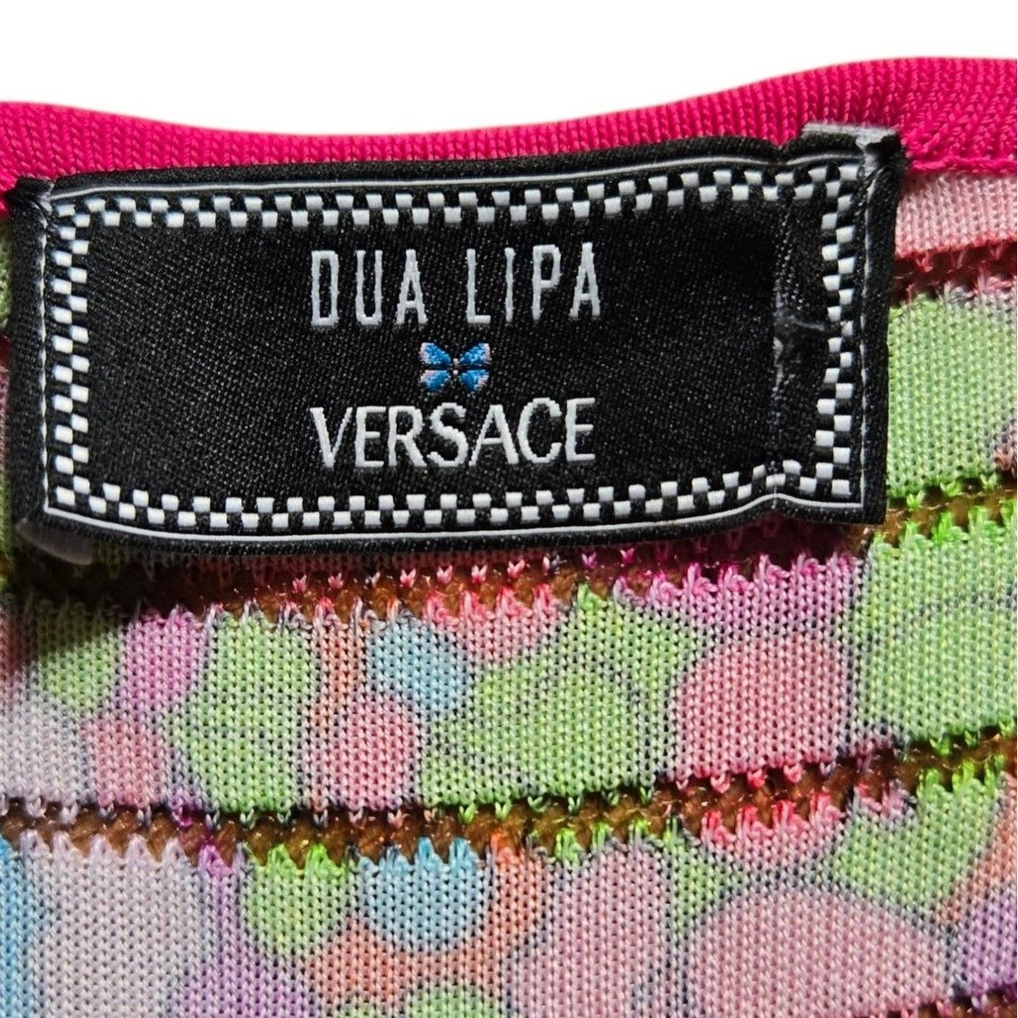 Versace Versace x Dua Lipa Runway Floral Printed Midi Dress Size S / US 4 / IT 40 - 5 Thumbnail