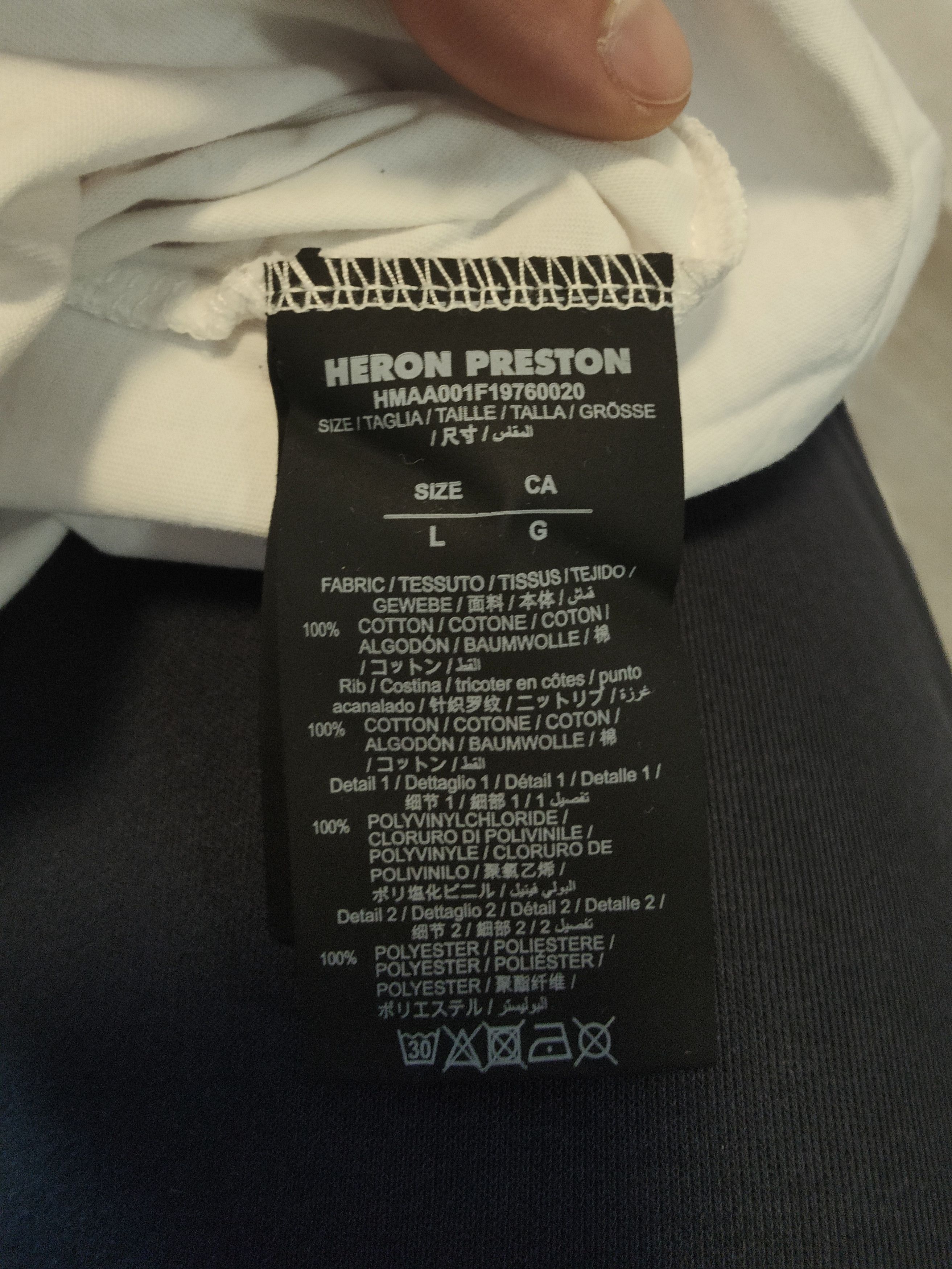 Heron Preston Heron Preston NASA T-Shirt Size US L / EU 52-54 / 3 - 8 Thumbnail