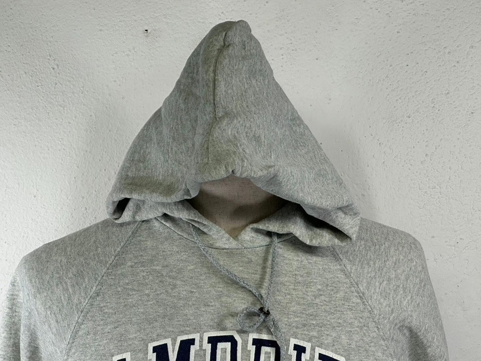 Fruit Of The Loom Cambridge University Unisex Small Gray Long Sleeve Hoodie Size US S / EU 44-46 / 1 - 2 Thumbnail