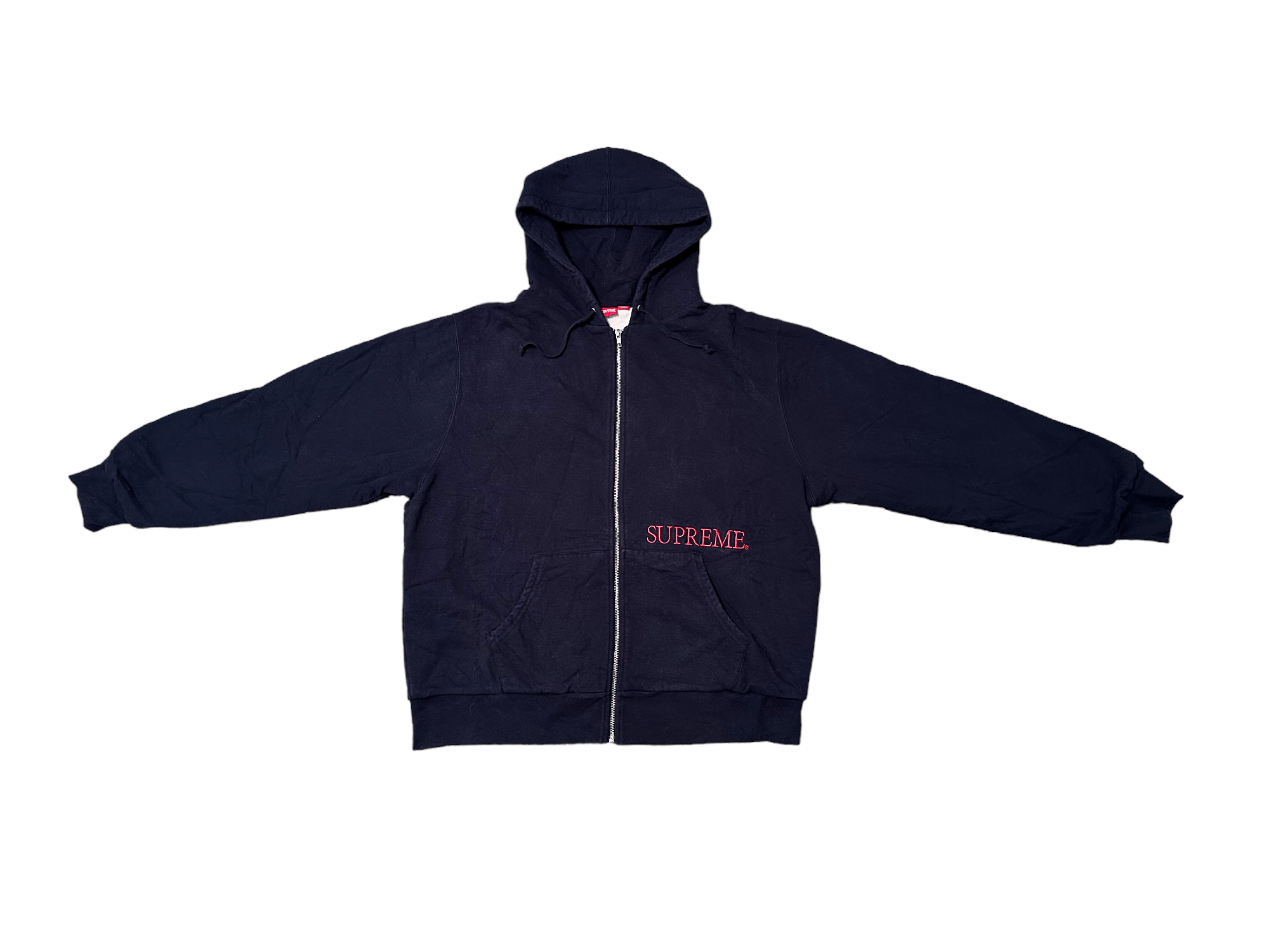Supreme Thermal Zip Up Hoodie | Grailed