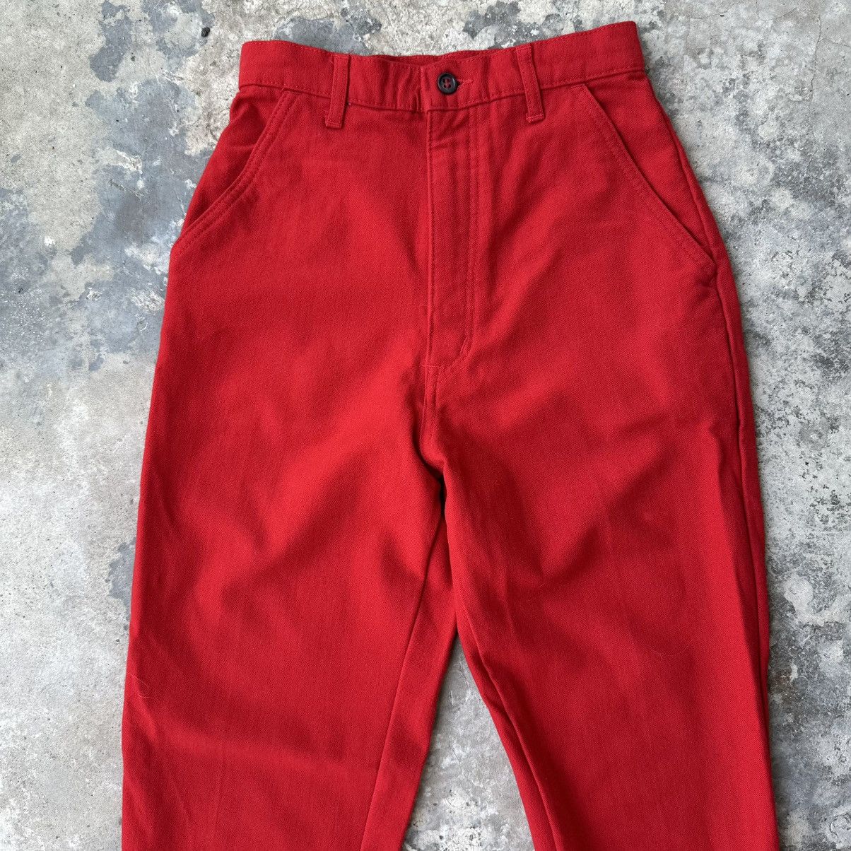 Hai Sporting Gear × Issey Miyake × Japanese Brand Hai Sporting Gear By Issey Miyake Red Pants Size 23" - 3 Thumbnail