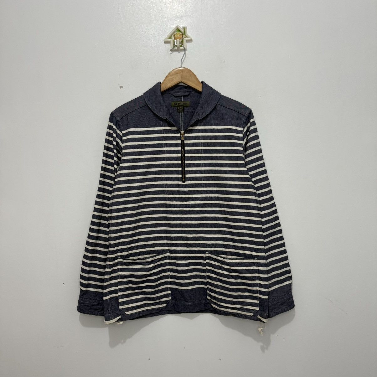 Nigel Cabourn Nigel Cabourn Half Zip Boarder Jacket Size US M / EU 48-50 / 2 - 1 Thumbnail