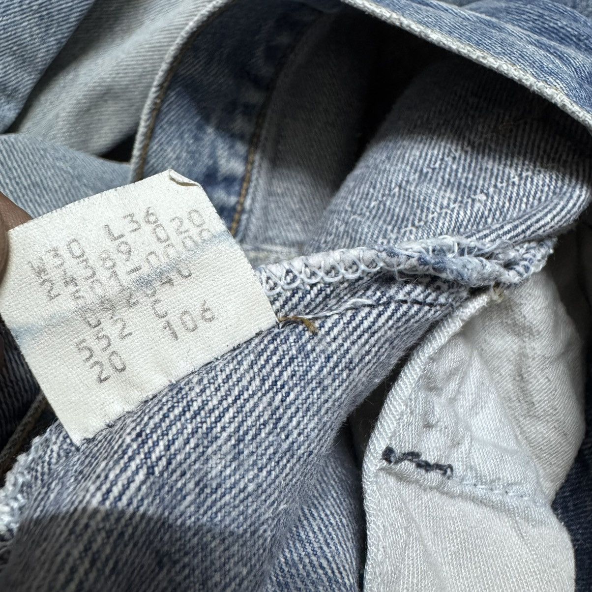 Levi's Vintage 80s Levis 501 Distressed Jeans Size US 29 - 20 Thumbnail