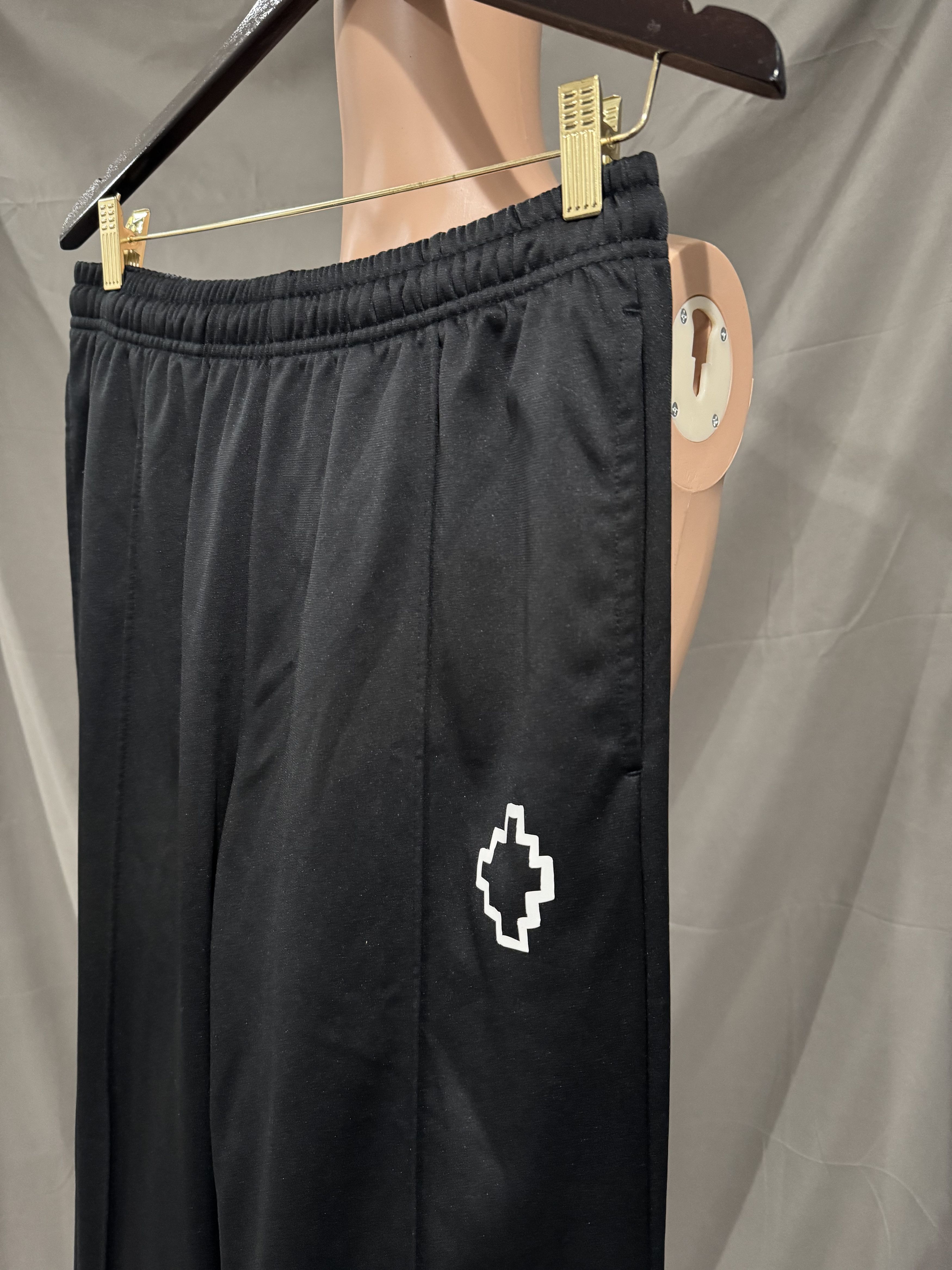 Marcelo Burlon Marcelo Burlon Straight Leg Track Pants size Medium Black Size US 32 / EU 48 - 5 Thumbnail