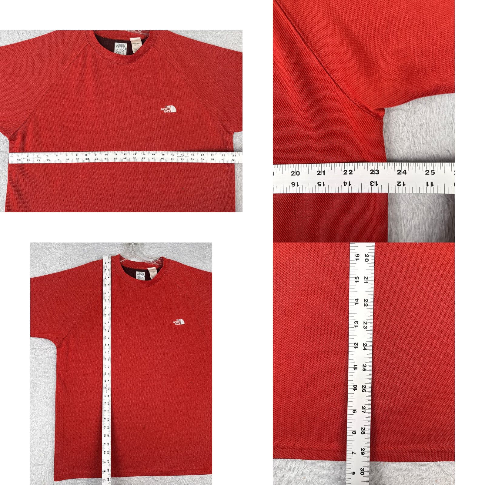 The North Face The North Face Shirt Men Extra Large Red Short Sleeve 100% Polyester READ Size US XL / EU 56 / 4 - 8 Thumbnail