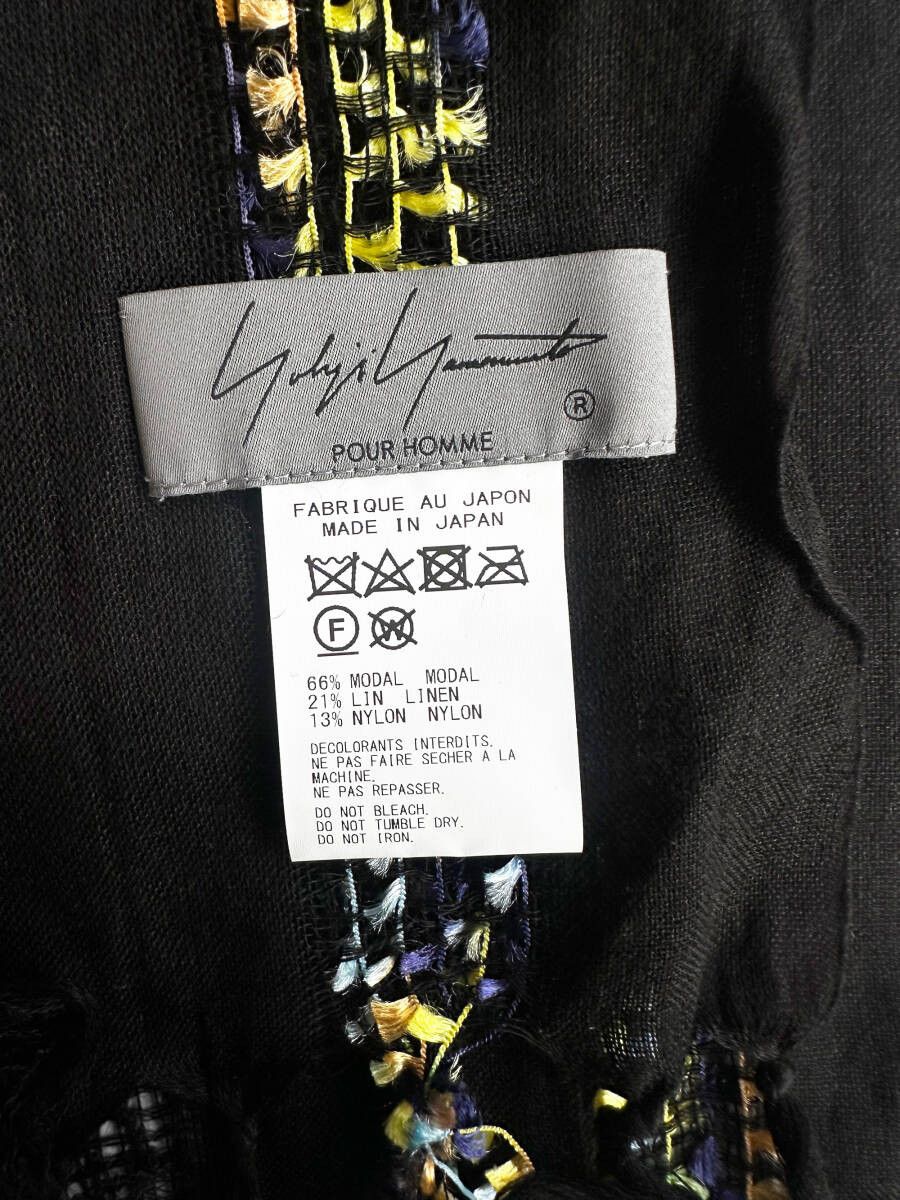 Yohji Yamamoto Yohji Yamamoto Pour Homme MODAL LINEN FLAG YARN STOLE SCARF Size ONE SIZE - 7 Thumbnail