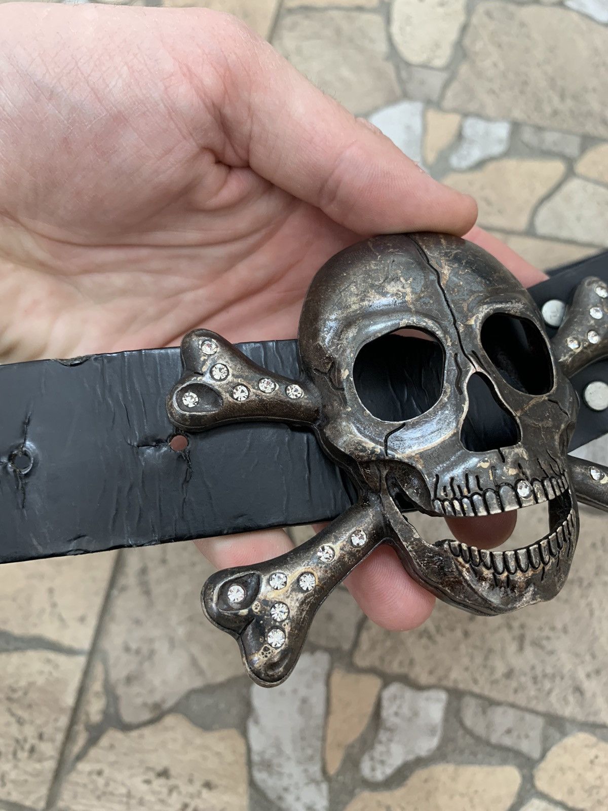 Other Y2K Skull Belt Size ONE SIZE - 4 Thumbnail
