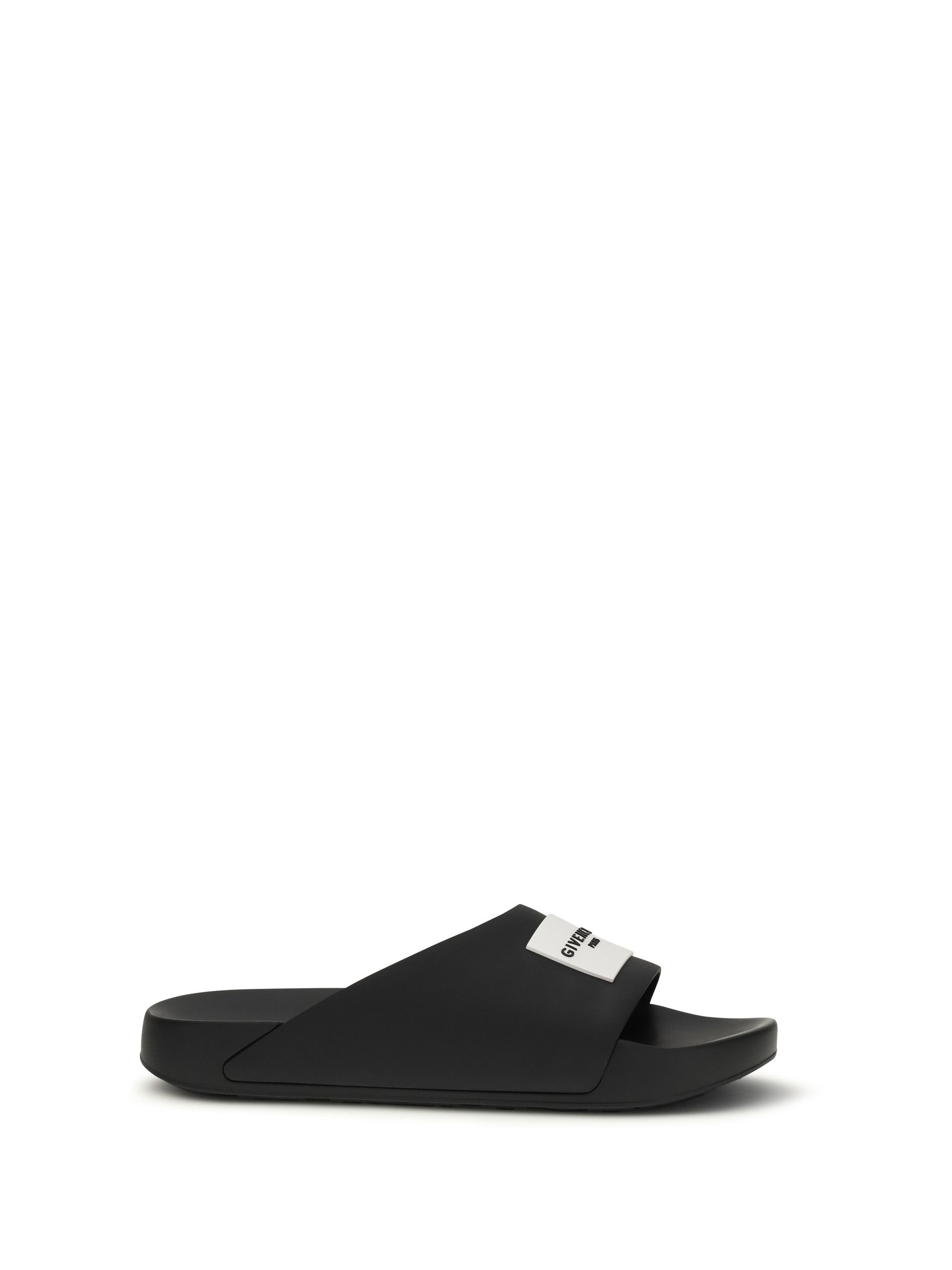Givenchy Rubber logo Slippers Size US 7 / IT 37 - 1 Thumbnail