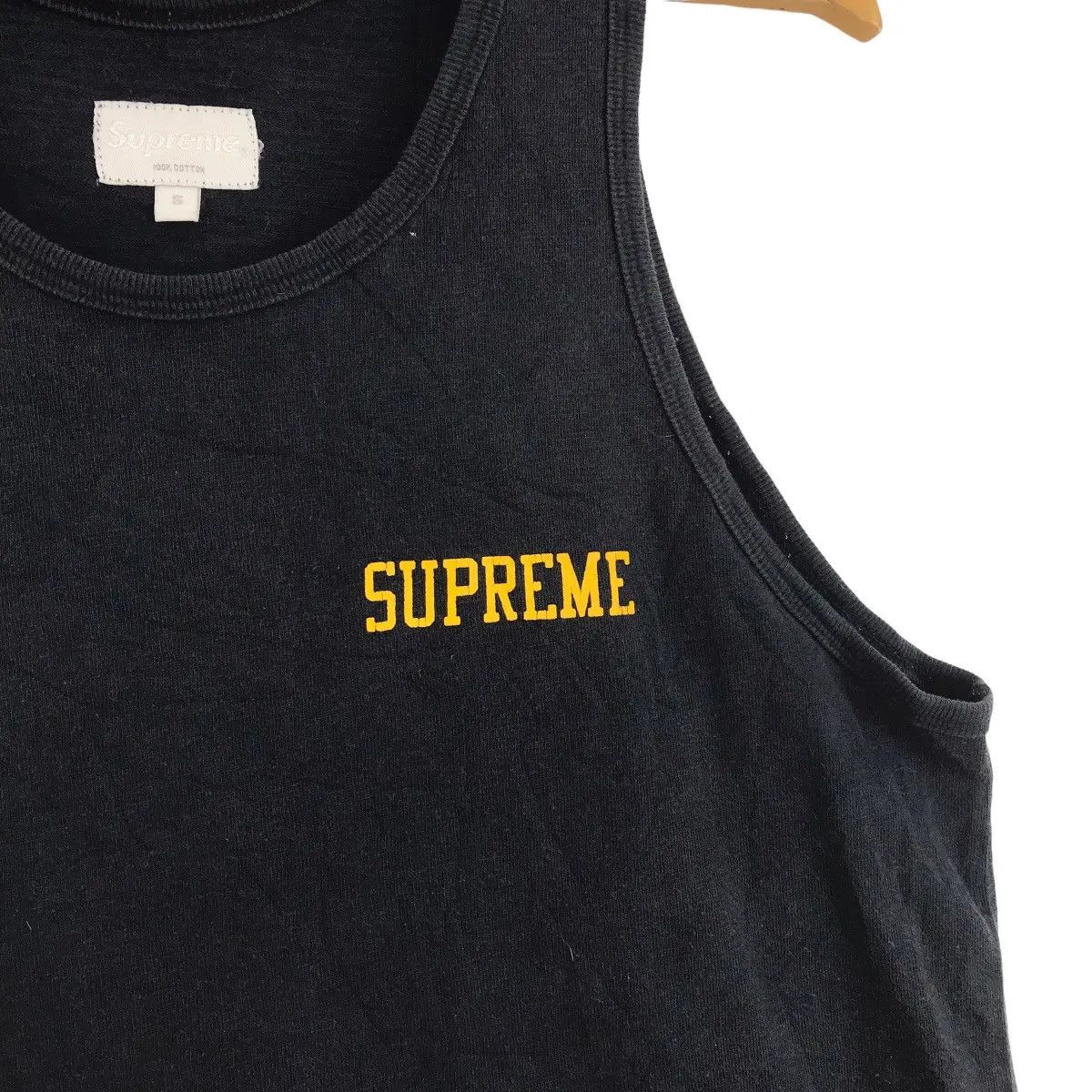 Supreme Vtg SUPREME NY NBA Basketball Side Logo Tank Top Tee Shirt Size US S / EU 44-46 / 1 - 2 Thumbnail