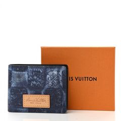 Louis Vuitton N60895 Multiple Wallet Damier Ebene Canvas