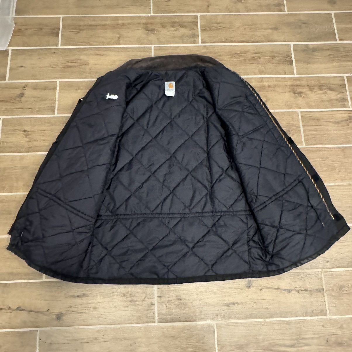 Carhartt × Vintage Carhartt C03 BLK Arctic Quilt-Line Jacket Union Made 48 Tall Size US XL / EU 56 / 4 - 6 Thumbnail