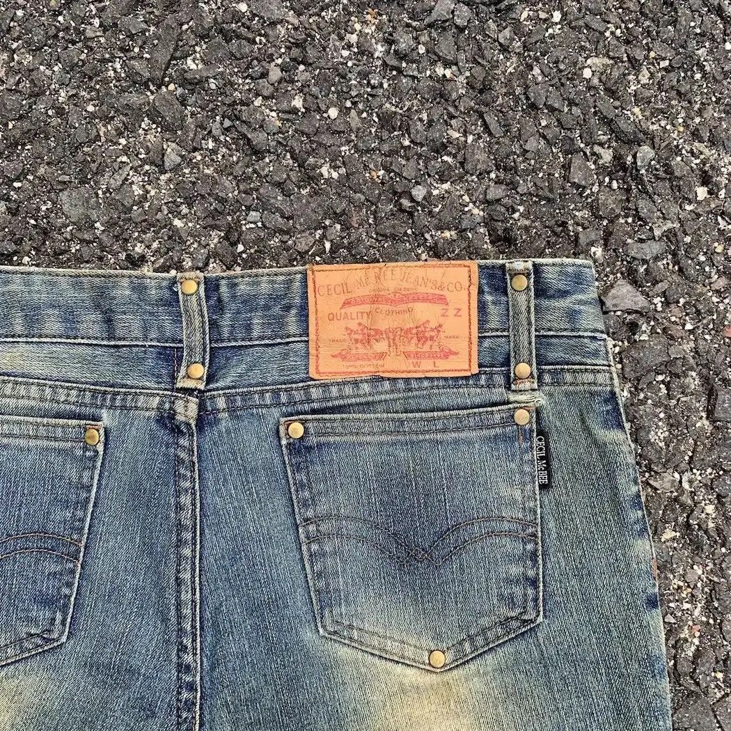 Japanese Brand JAPANESE CecilMcBe Jeans 29x31 Flare/Bootcut Faded Pants USA Size 29" - 11 Thumbnail