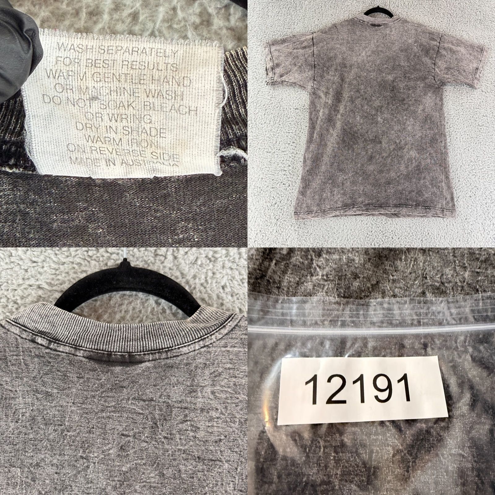 Vintage Vintage Churinga Shirt Medium Gray Tie Dye Fish Print Knit Tee Mens Size US M / EU 48-50 / 2 - 8 Thumbnail