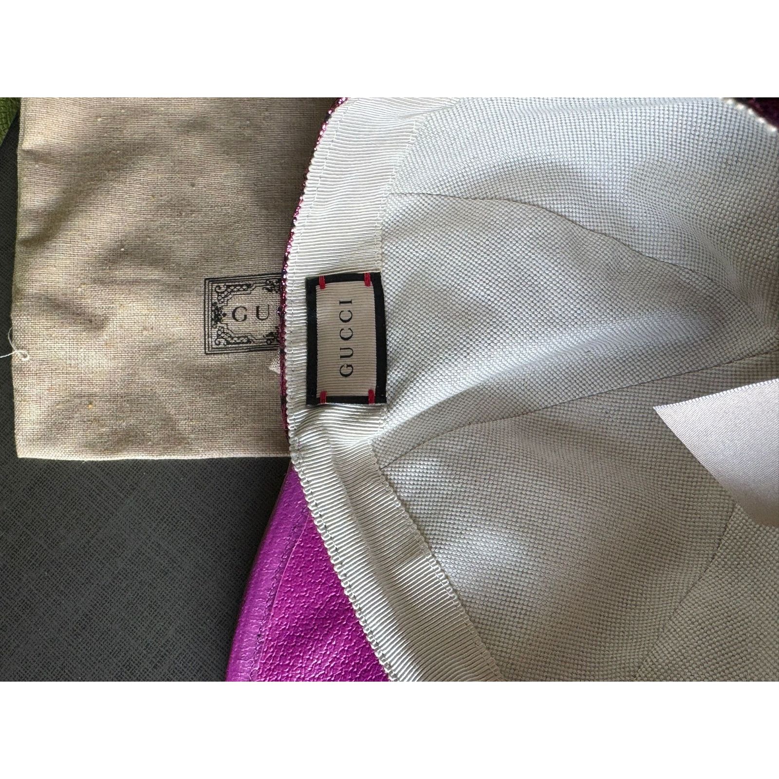 Gucci o1alis0126 Size: M / GG pattern baseball cap metallic pink Size ONE SIZE - 2 Thumbnail