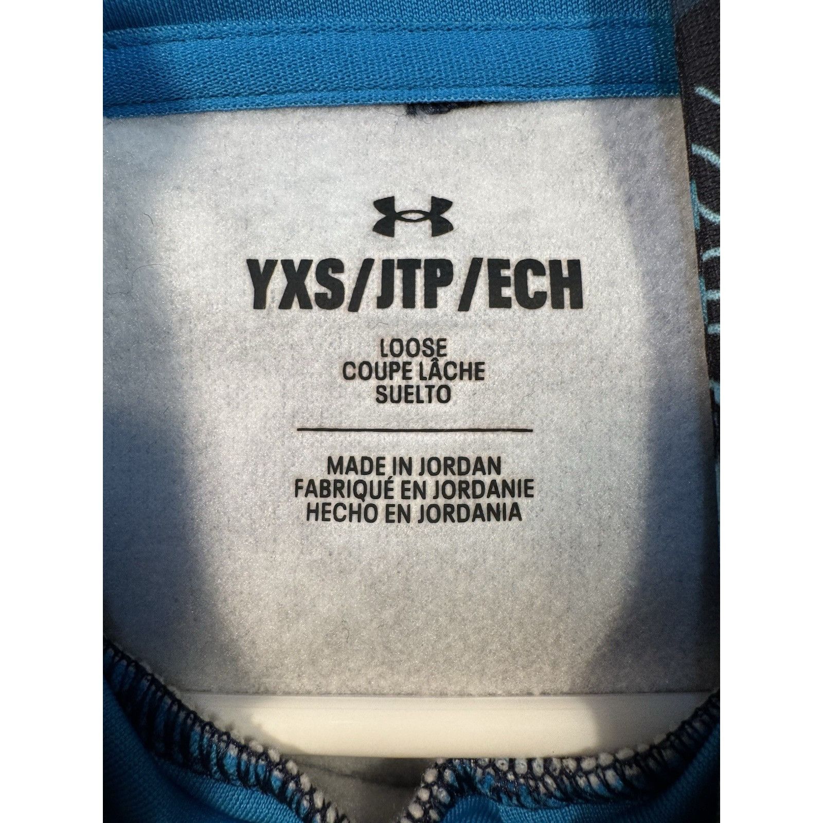 Under Armour Under Armour Blue Logo Pullover Hoodie Sweater Jacket Boys Y Size US XS / EU 42 / 0 - 8 Thumbnail