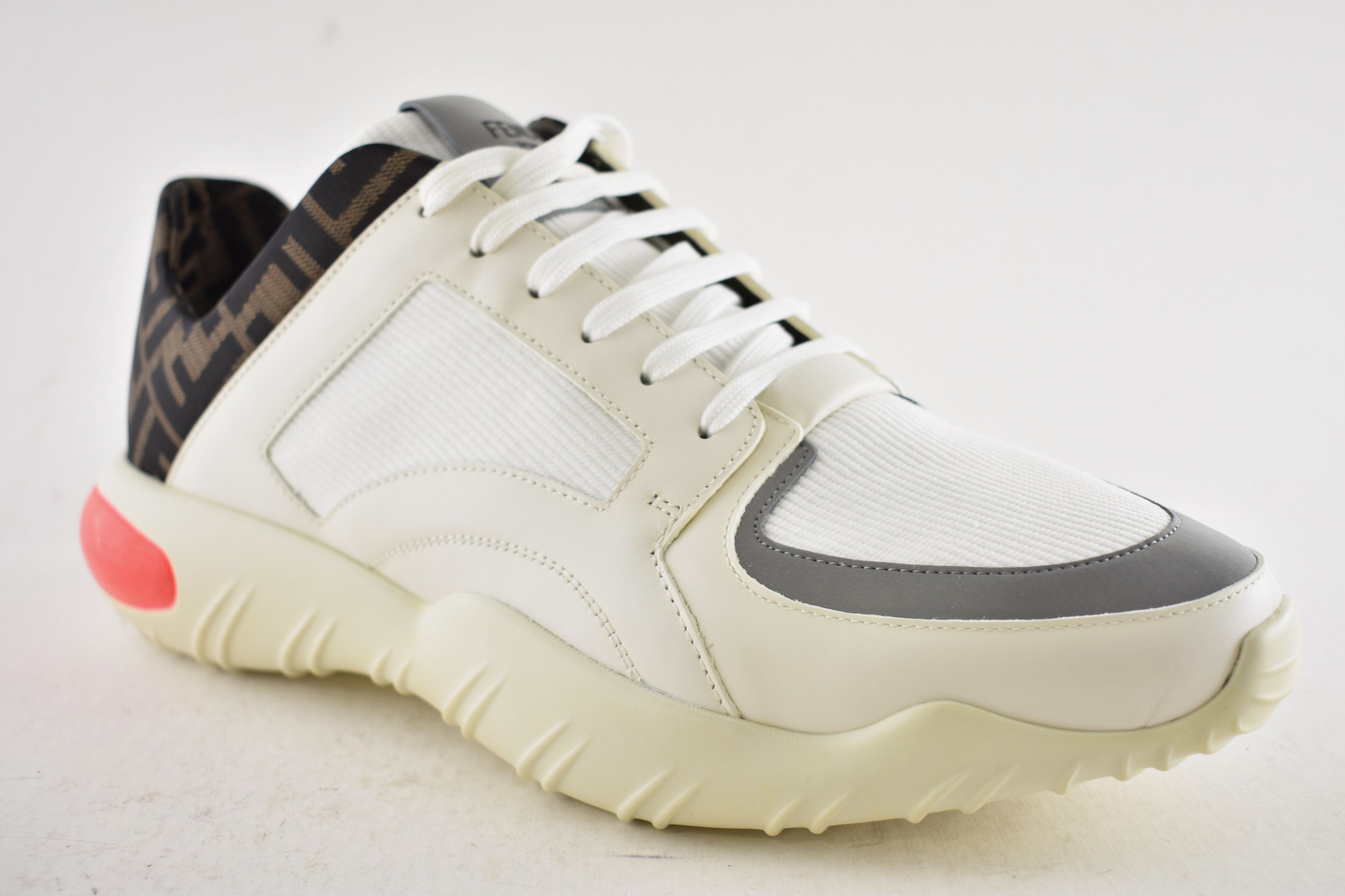 Fendi Fendi FF Tec Fabric Logo Sneaker Flat Trainer UK 9.5 US 10.5 Size US 10.5 / EU 43-44 - 4 Thumbnail