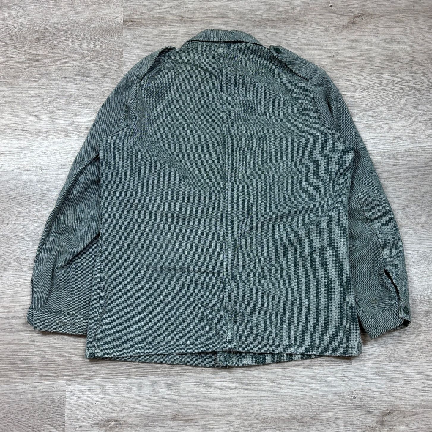 Vintage Vintage Swiss Army Denim Twill Work Shirt Jacket Shacket 48 Size US XL / EU 56 / 4 - 3 Thumbnail