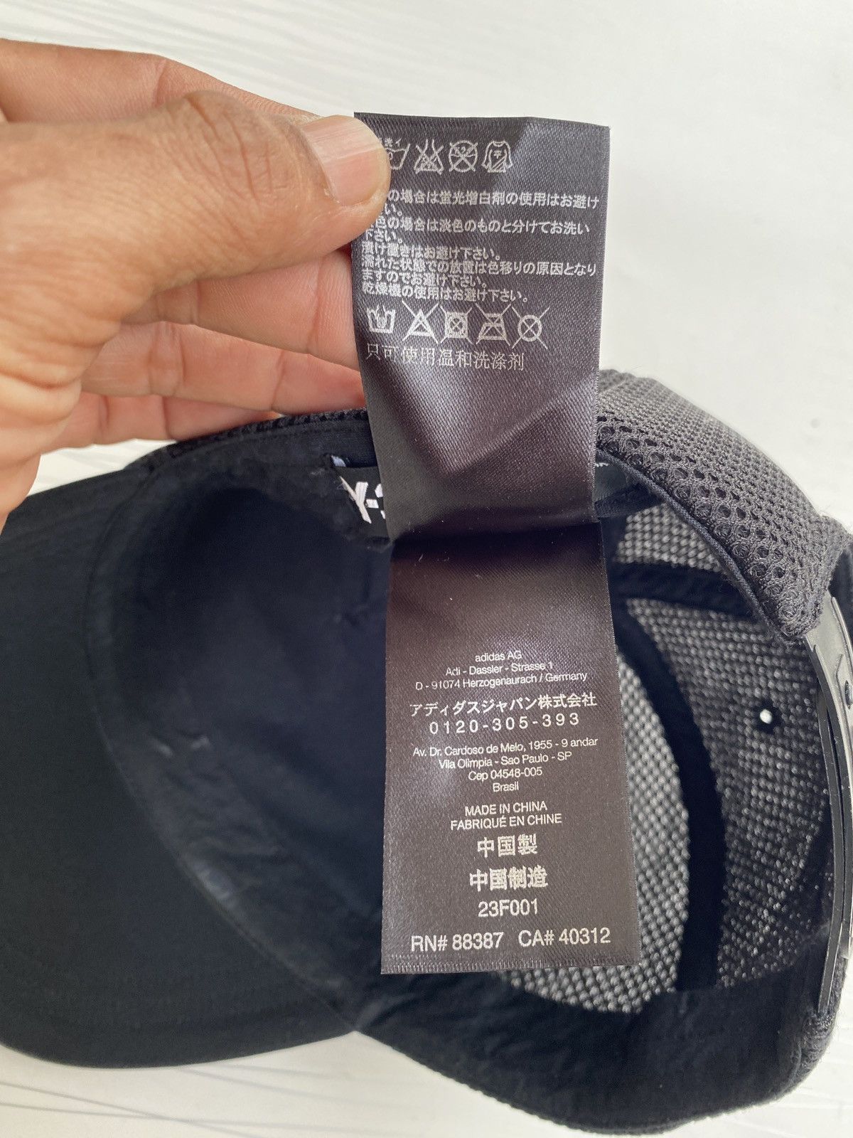 Yohji Yamamoto Y3 x Yohji x Adidas Cap Size ONE SIZE - 9 Thumbnail