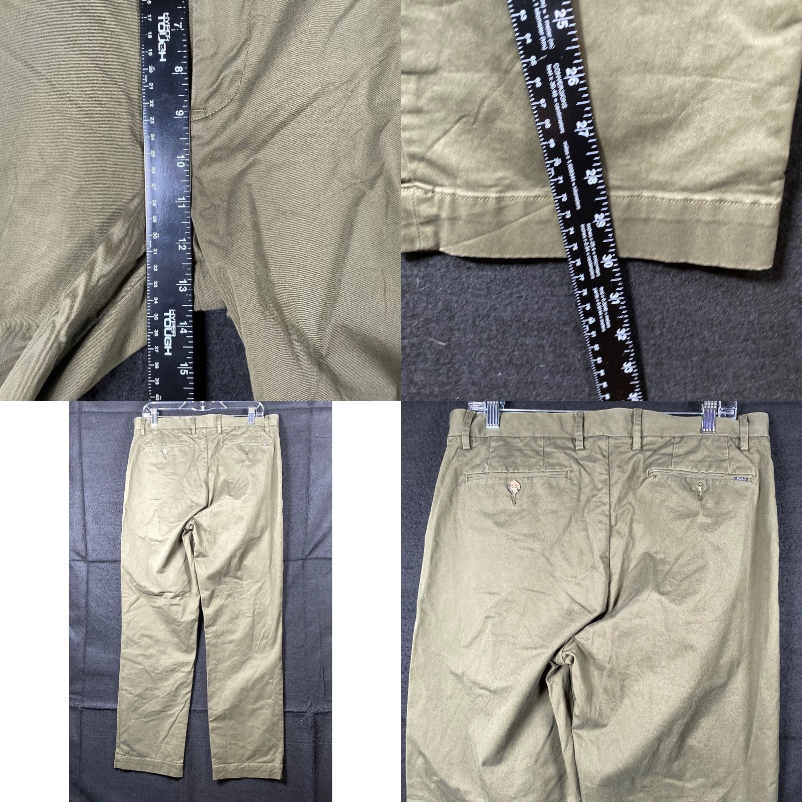 Ralph Lauren Polo Ralph Lauren Mens Pants Green Classic Stretch 33x32 Flat Front Khakis Dress Workwear Classic Mens Size US XS / EU 42 / 0 - 8 Thumbnail