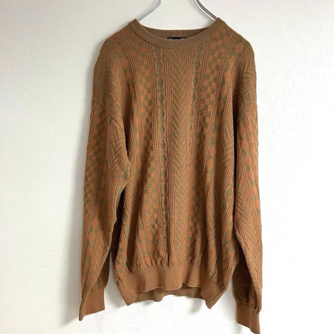 Christian Dior MONSIEUR Orange Knit Sweater