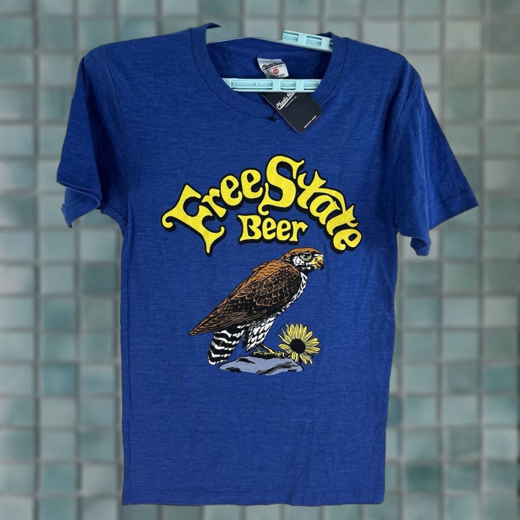 Vintage VINTAGE Charlie Hustle Beer T-Shirt Men XS Blue Graphic Print Short Sleeve Crew Neck Made in USA Size US XS / EU 42 / 0 - 1 Thumbnail