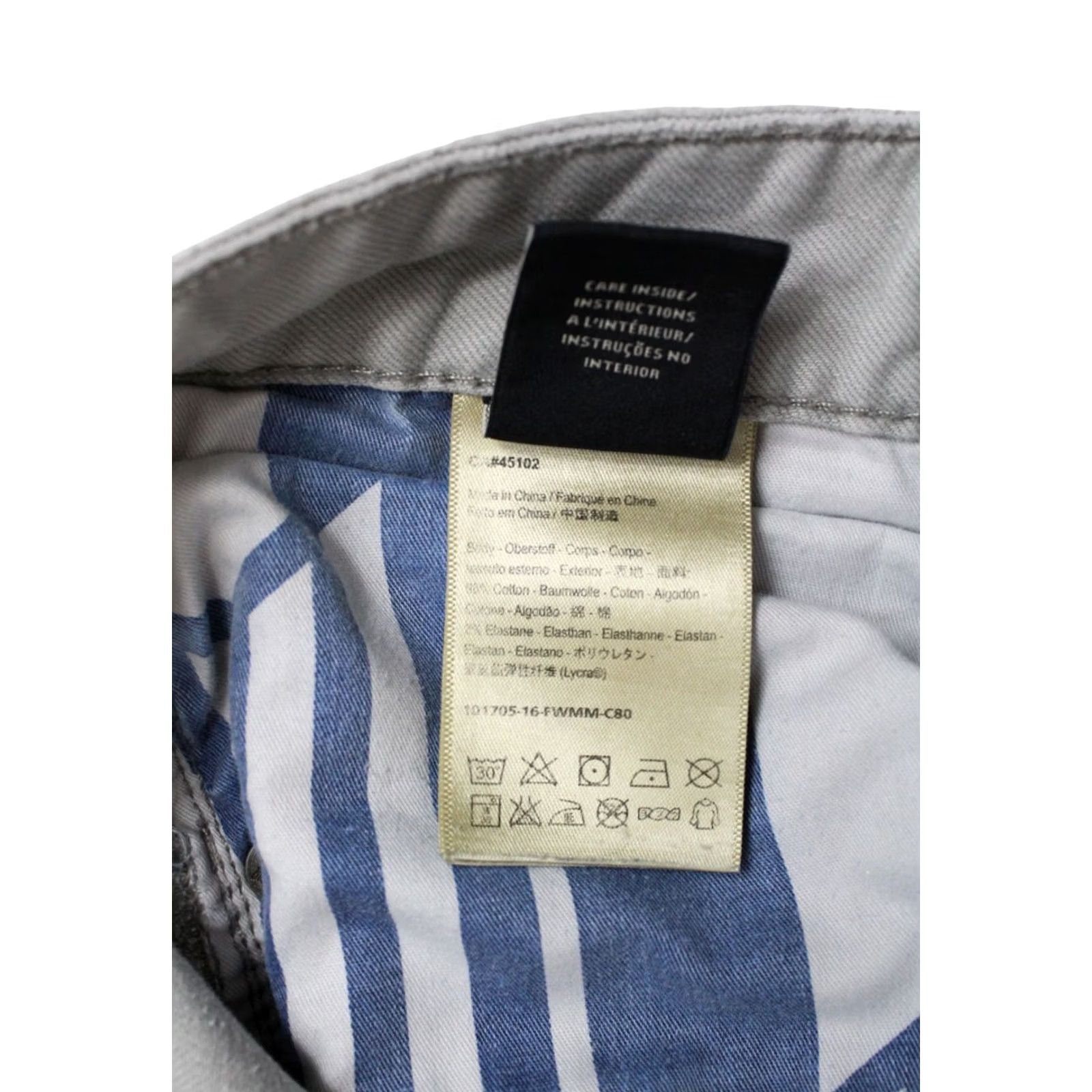 Scotch & Soda SCOTCH & SODA Pike Jeans Men Slim Skinny Grey W30/L32 Low Stretch Denim Front Flat Front Size US 30 / EU 46 - 7 Thumbnail