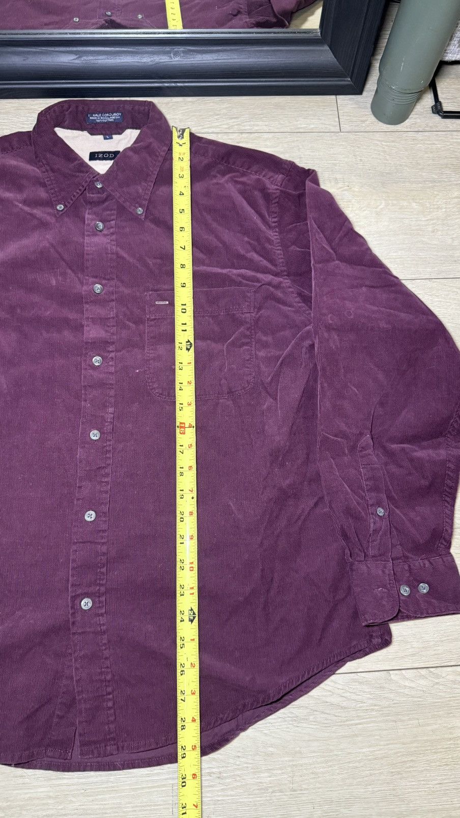 Izod Y2K 2000s Izod Corduroy Button Up Long Sleeve Size US L / EU 52-54 / 3 - 7 Thumbnail