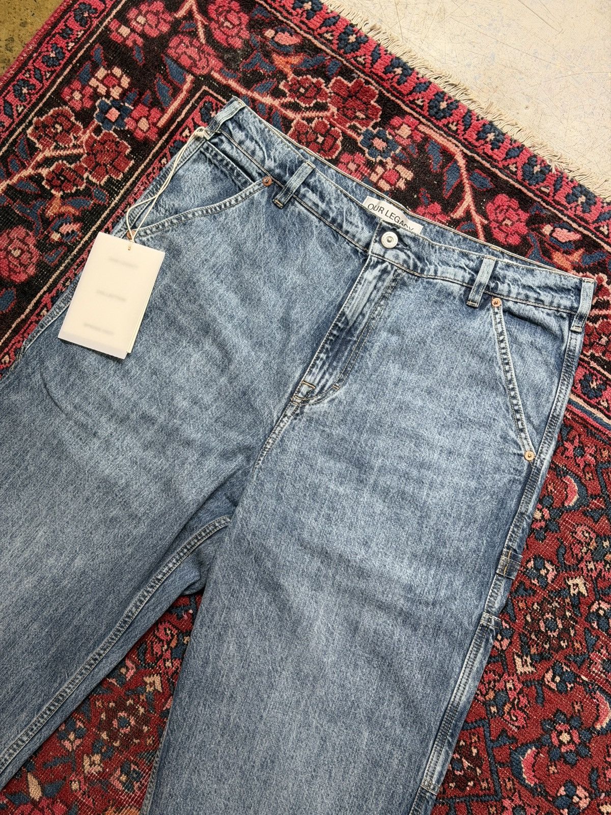 Our Legacy Our Legacy Joiner Trousers - Shadow Wash Denim Size US 36 / EU 52 - 3 Thumbnail