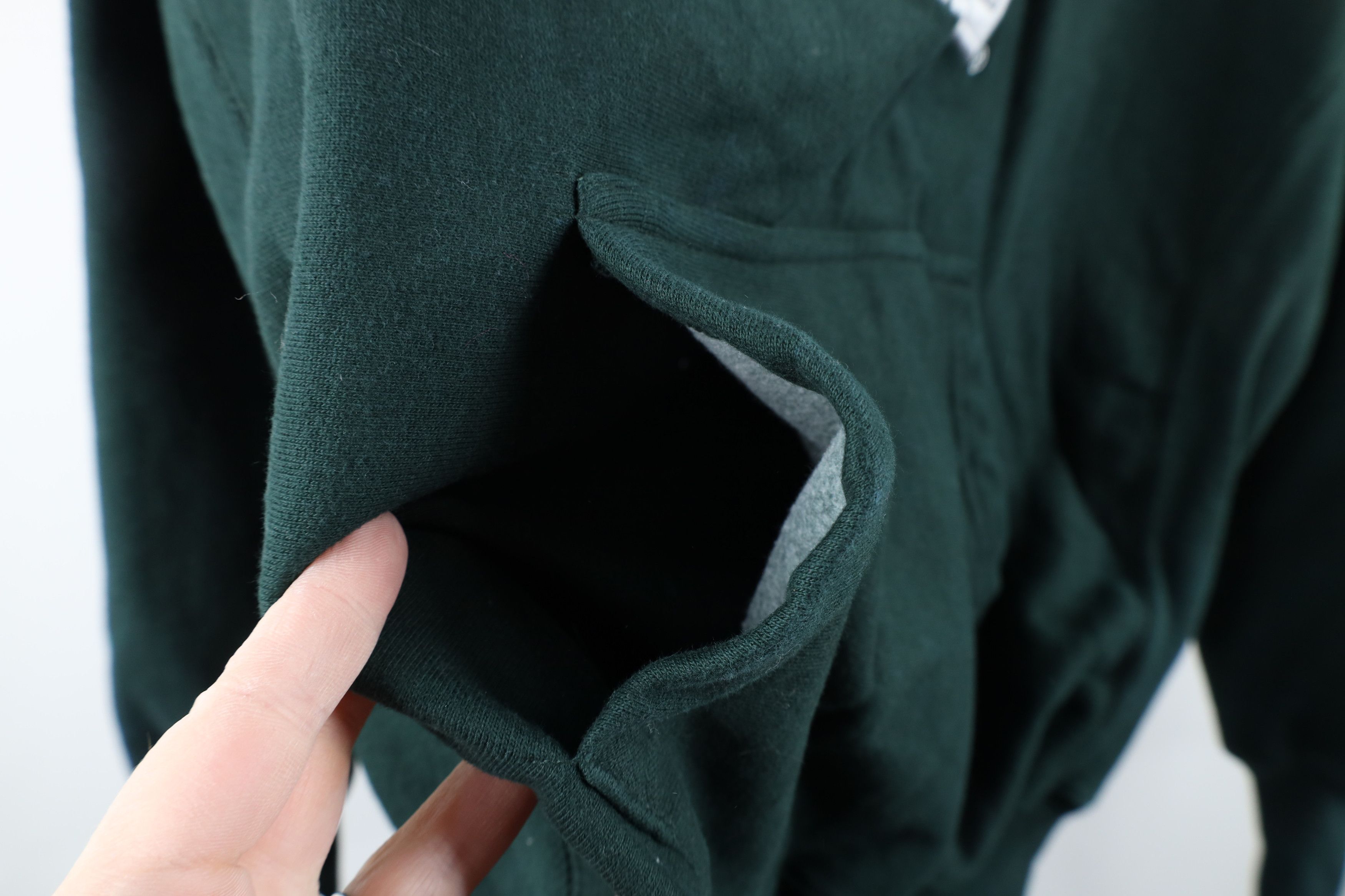 Vintage Vintage 90s Michigan State University Hoodie Sweatshirt Size ONE SIZE - 7 Thumbnail