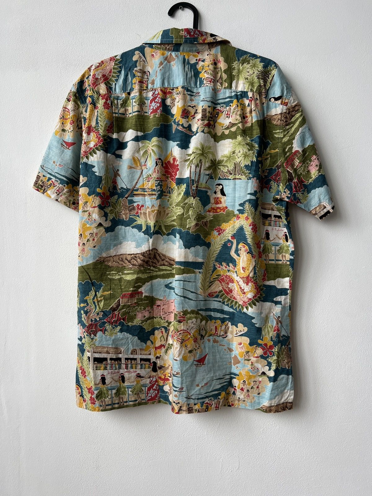 Tori Richard Tori Richard Retro Hawaiian/Aloha Tourism Cotton Shirt M USA Size US M / EU 48-50 / 2 - 8 Thumbnail