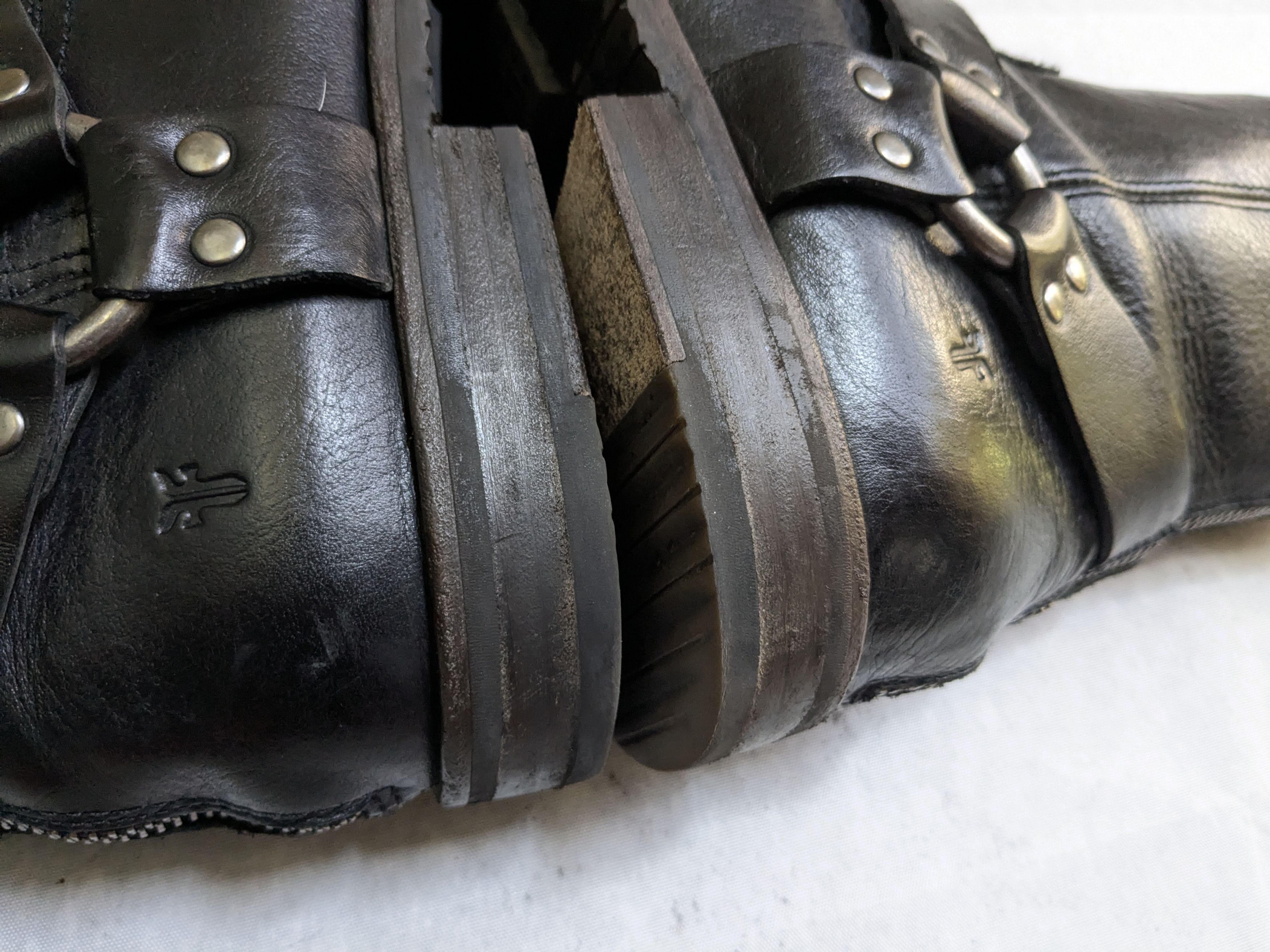 Frye Frye Harness Boots Black Leather 11 Buckle Size US 11 / EU 44 - 13 Thumbnail