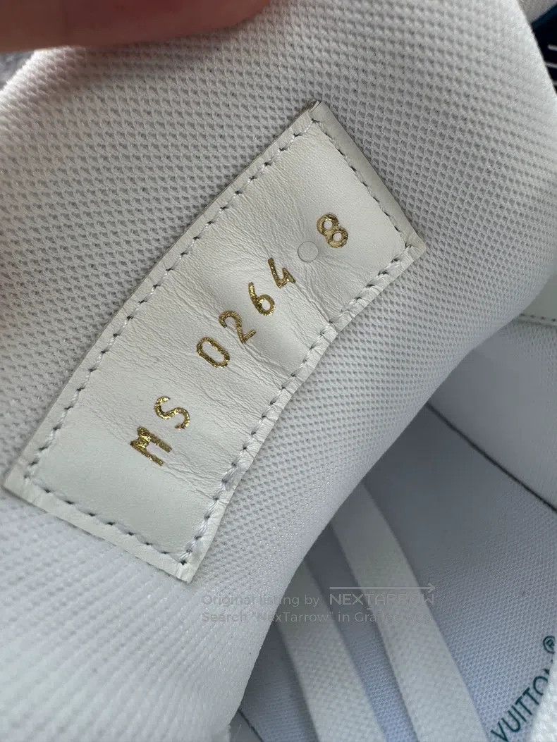 Louis Vuitton Louis Vuitton New Blue and White Denim Embossed shoes Size US 8 / EU 41 - 8 Thumbnail