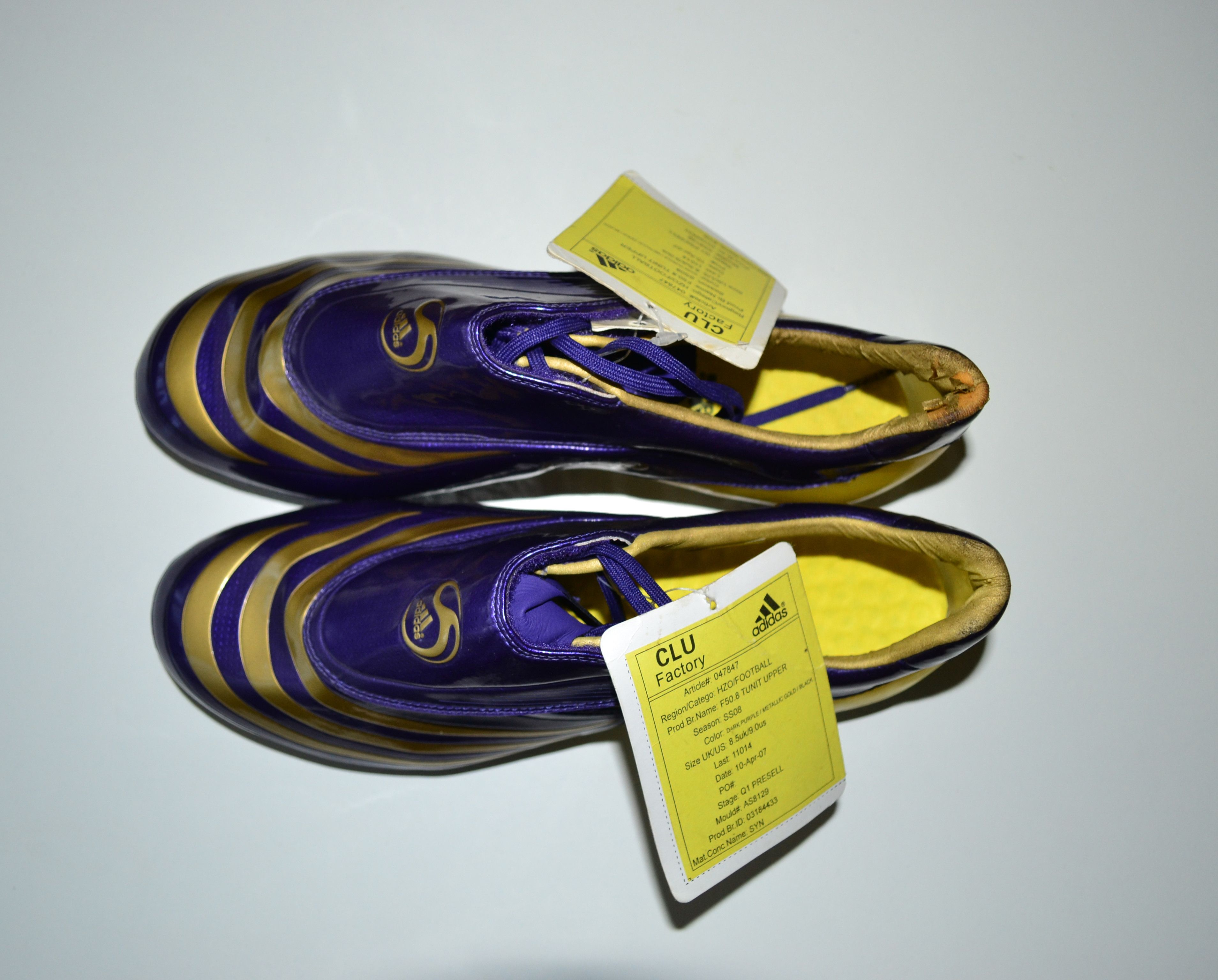 Adidas Rare Adidas F50.8 Tunit Upper Cleats Climacool Size US9 Size US 9 / EU 42 - 3 Thumbnail