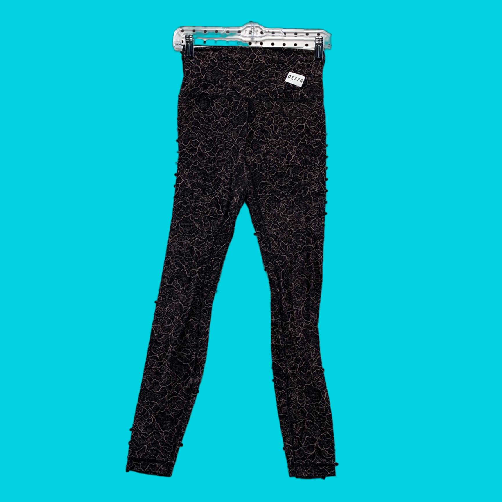 Lululemon VINTAGE Lululemon Align Leggings Womens Size 4 Black Purple Yoga Skinny Ankle 24x28 Size 27" / US 4 / IT 40 - 1 Thumbnail