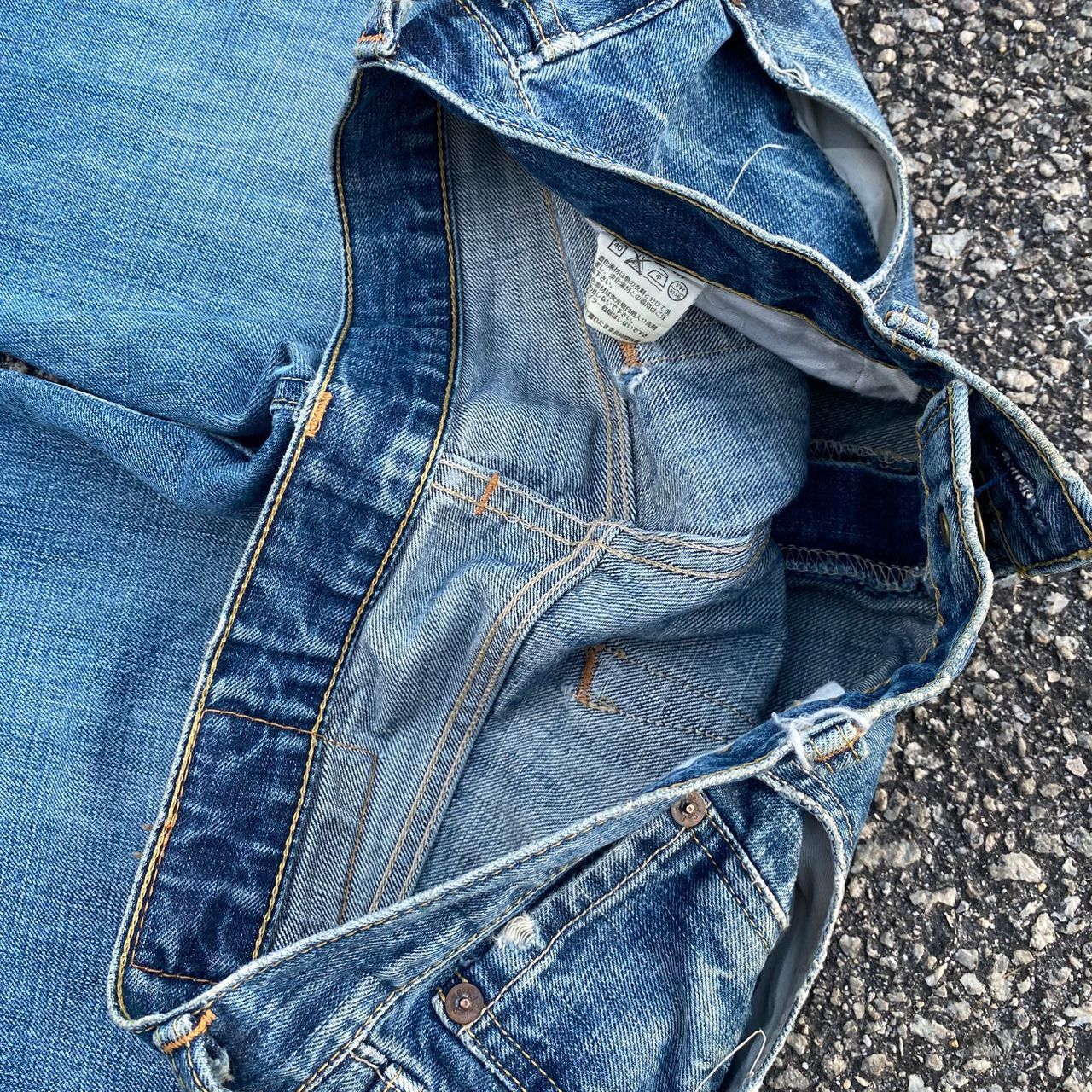 Kapital Vintage 90s Levis 503 Distressed Denim Size US 32 / EU 48 - 18 Thumbnail