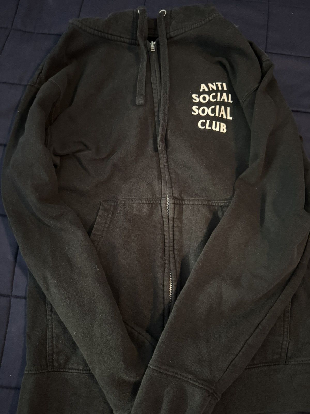 Anti Social Social Club ASSC Cherry Blossom 🌸 Zip-Up Fleece Jacket Size US S / EU 44-46 / 1 - 2 Thumbnail