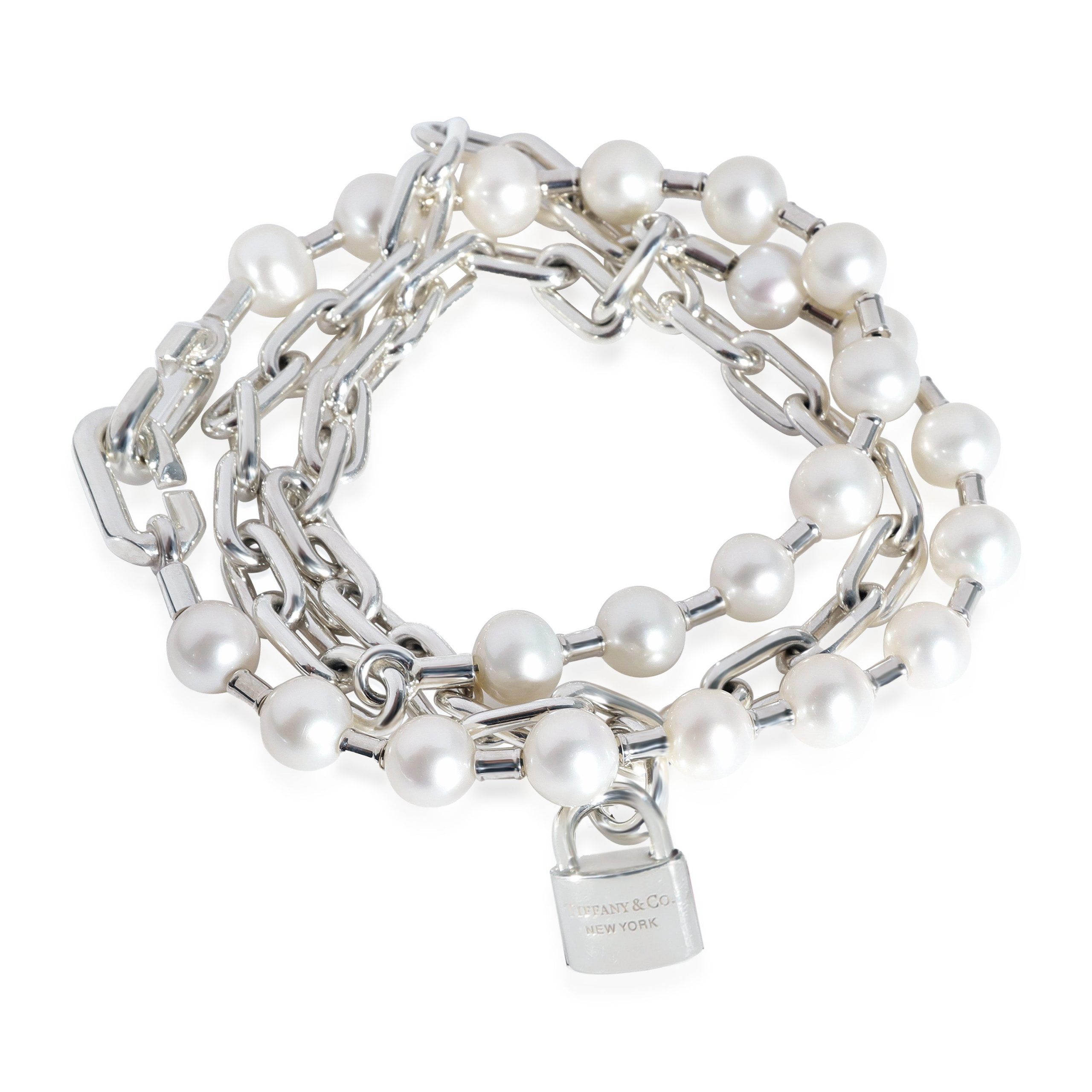 Tiffany & Co. Tiffany & Co. HardWear Pearl Lock Bracelet in Sterling Silver Size ONE SIZE - 1 Thumbnail