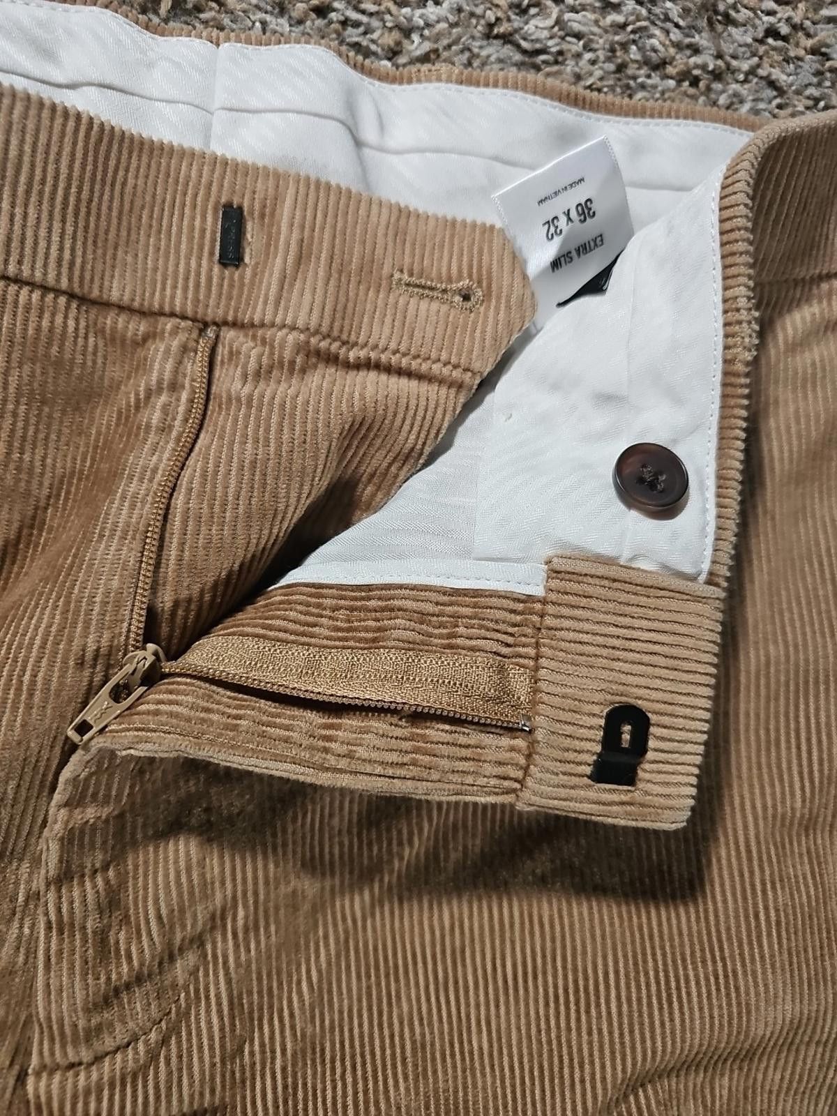 Express Express Extra Slim 36x32 Courduroy Pants Size US 36 / EU 52 - 3 Thumbnail