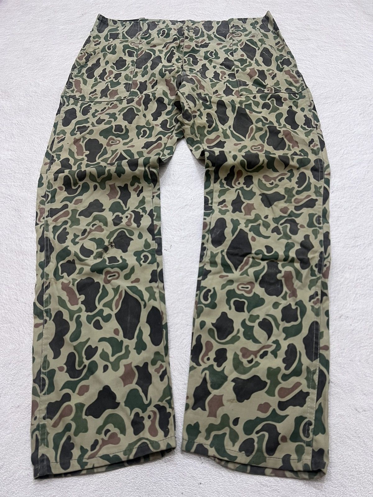 Buzz Rickson's 1980s Japanese Camo Frog Fatigue Military Trousers Lgb Ifsix Size US 34 / EU 50 - 1 Thumbnail