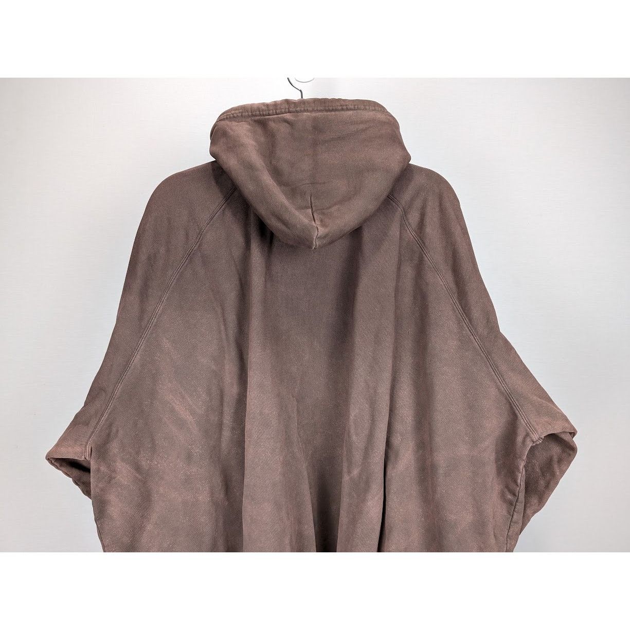 Balenciaga o1rshd1 Oversize Hoodie in Brown Size US M / EU 48-50 / 2 - 14 Thumbnail