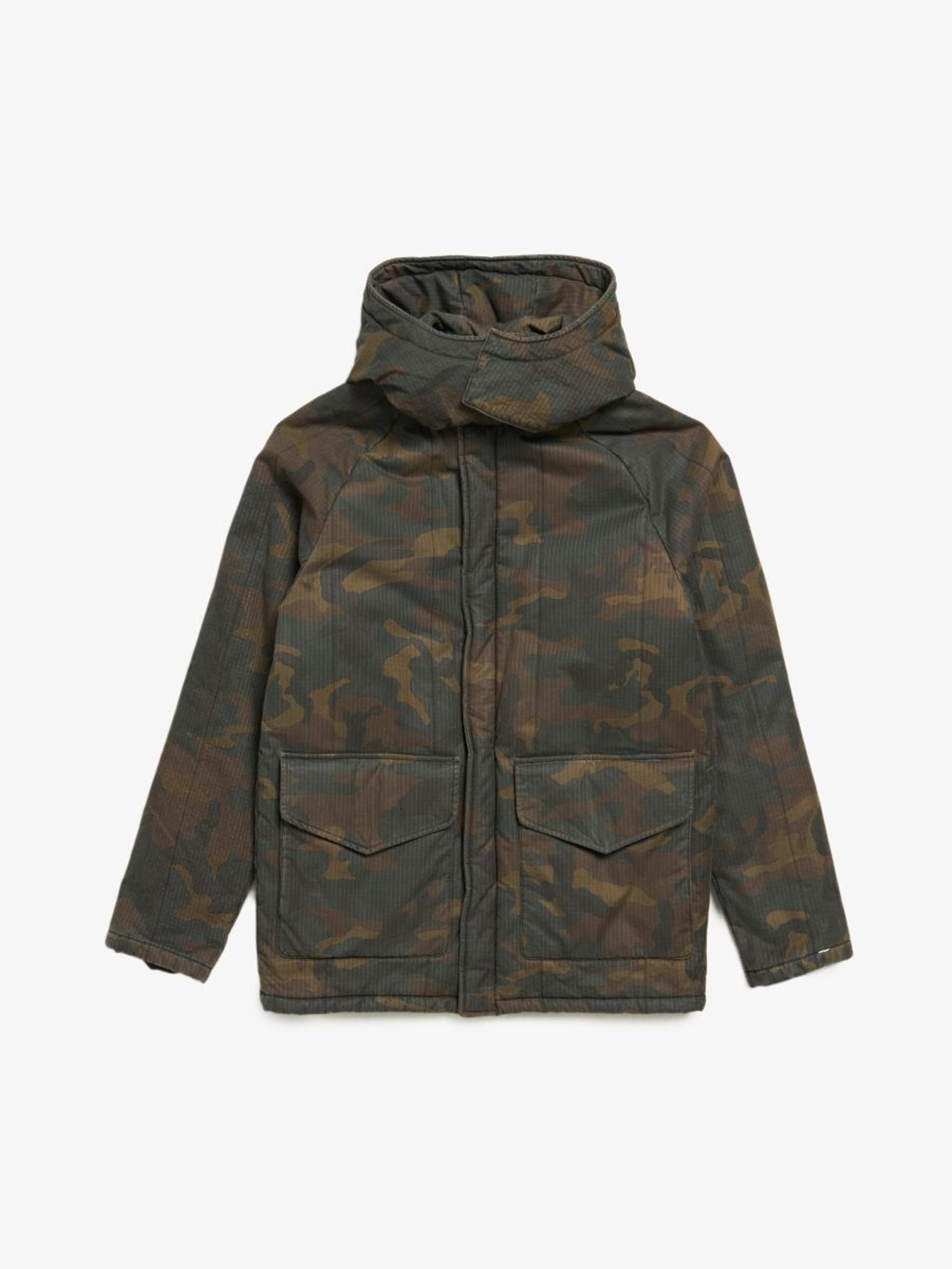 image of Yeezy Season Season 1 Camo Down Parka, Men's (Size XS)