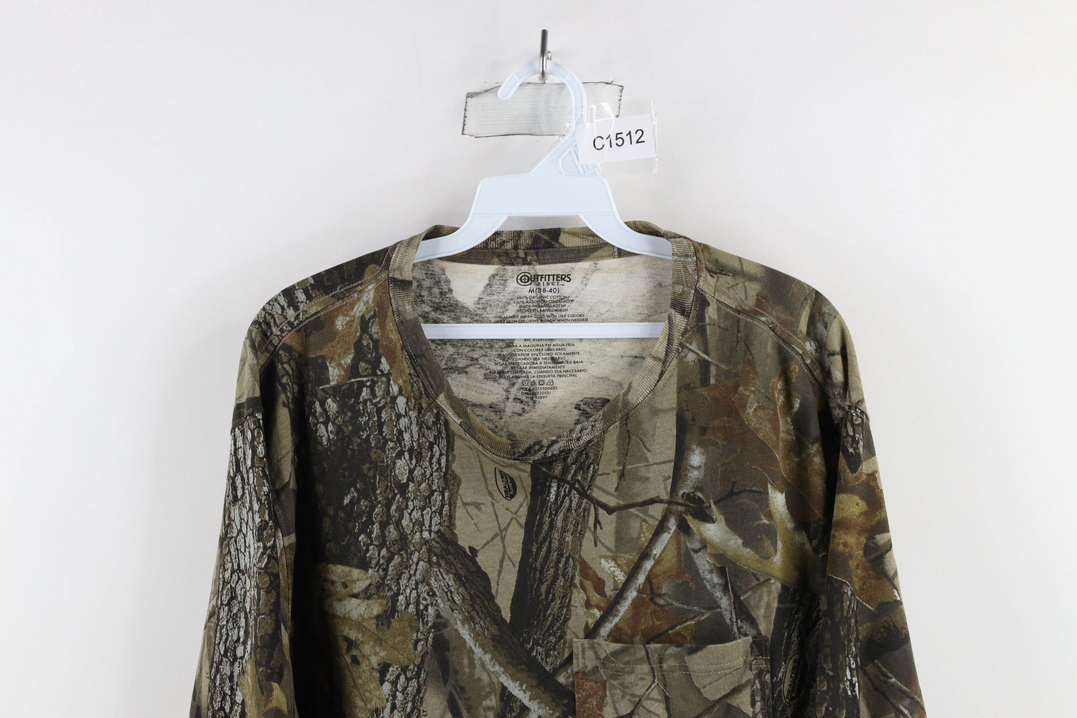 Vintage Vintage Streetwear Camouflage Long Sleeve Pocket T-Shirt Size US M / EU 48-50 / 2 - 2 Thumbnail