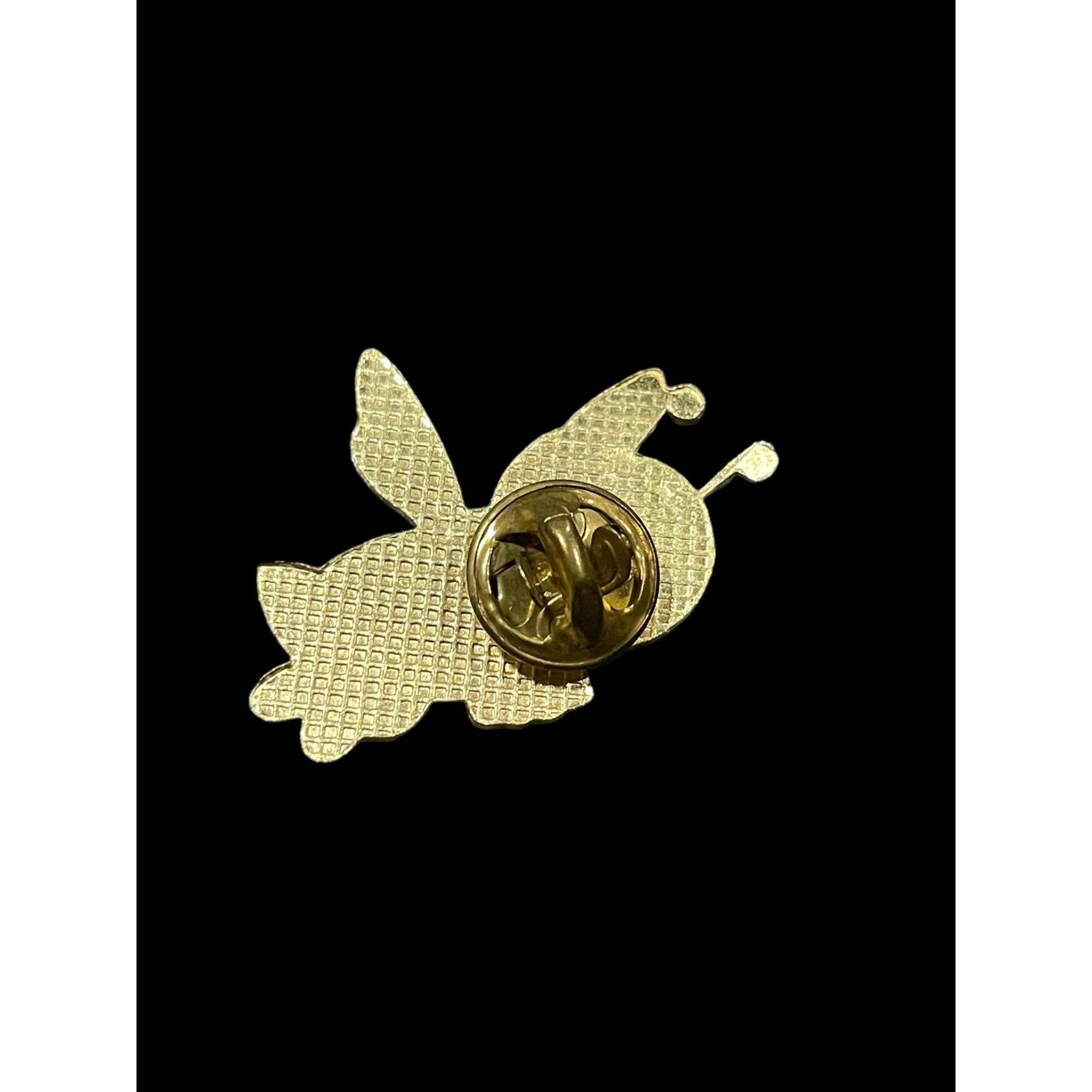 Vintage Vintage Gold Tone Black Yellow and Red Bumble Bee Enamel Bro Size ONE SIZE - 2 Thumbnail