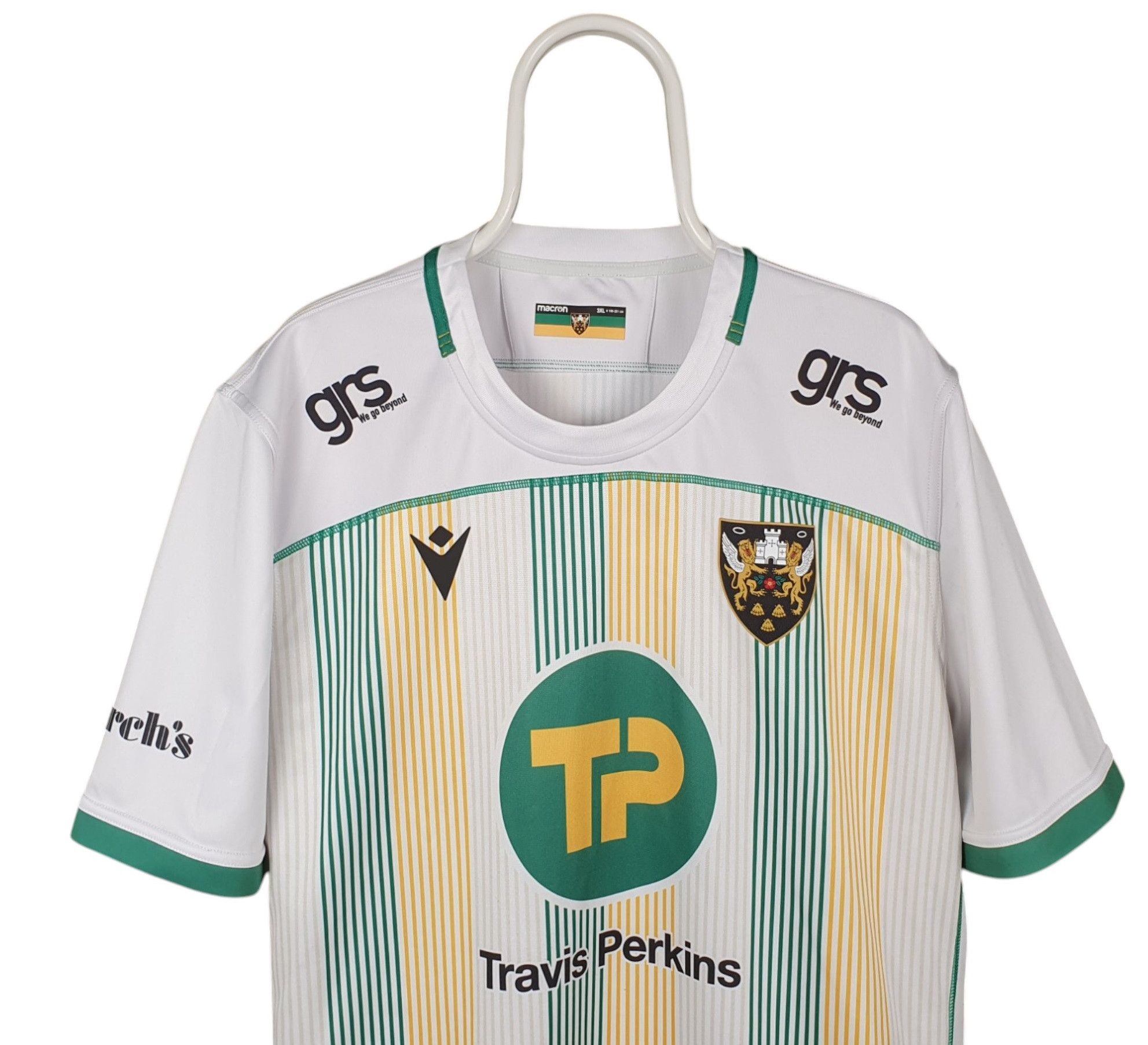 Macron Macron Northampton Saints Rugby 2021 Jersey XXXL Size US XXL / EU 58 / 5 - 2 Thumbnail