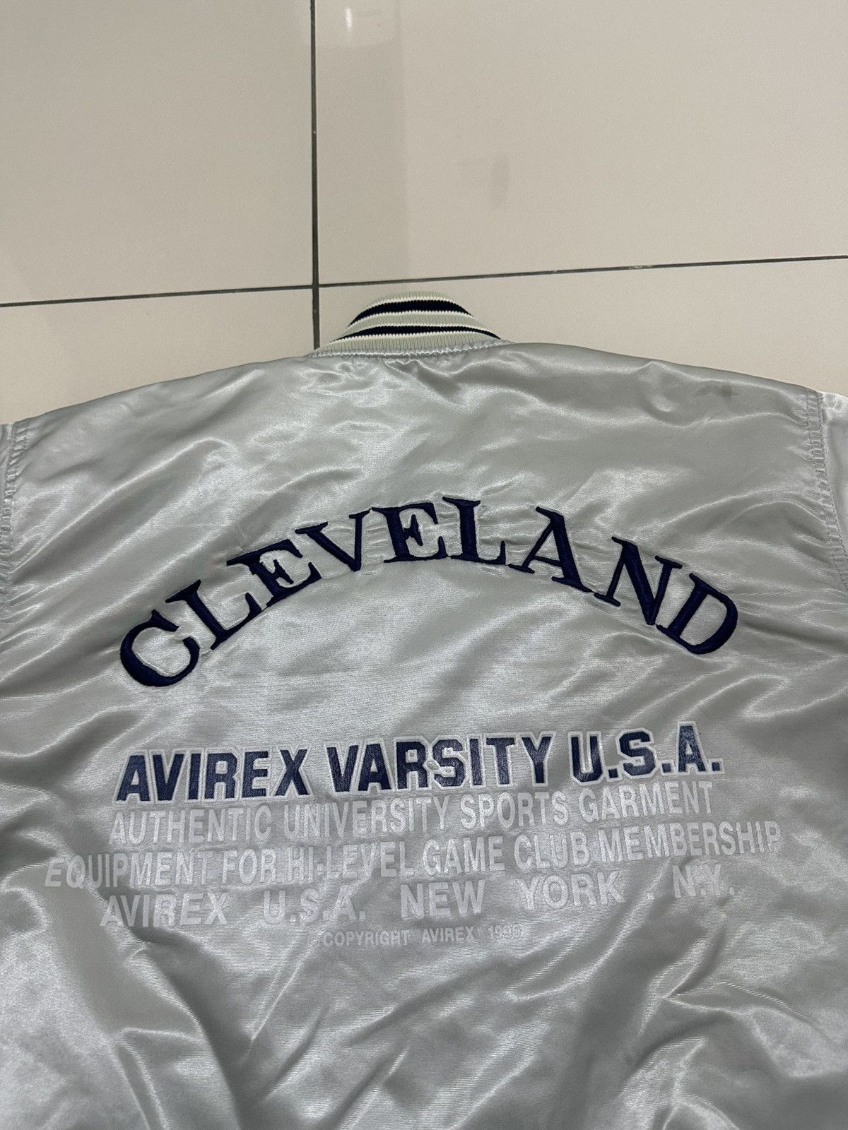 Avirex Vintage 90’s AVIREX Varsity Cleveland University Big Logo Size US M / EU 48-50 / 2 - 9 Thumbnail