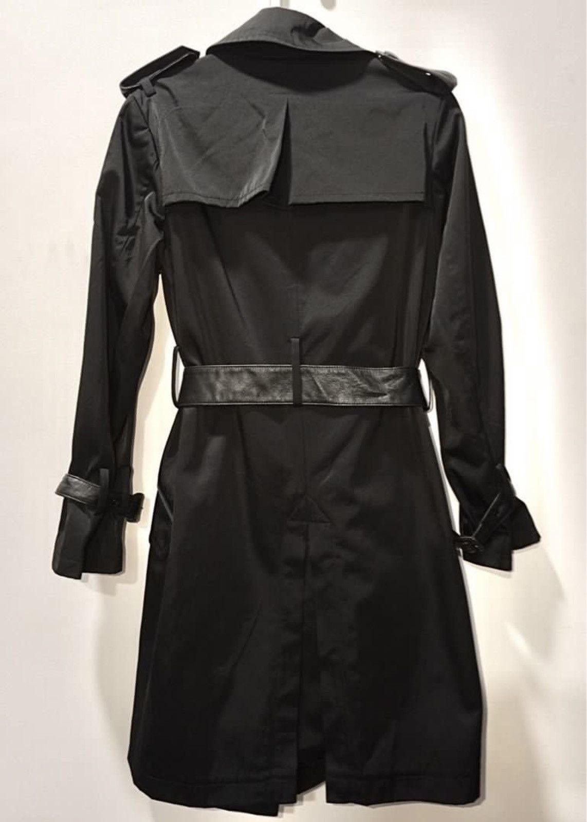 Yohji Yamamoto AW2004 YOHJI YAMAMOTO LEATHER TRENCH COAT Size M / US 6-8 / IT 42-44 - 2 Thumbnail